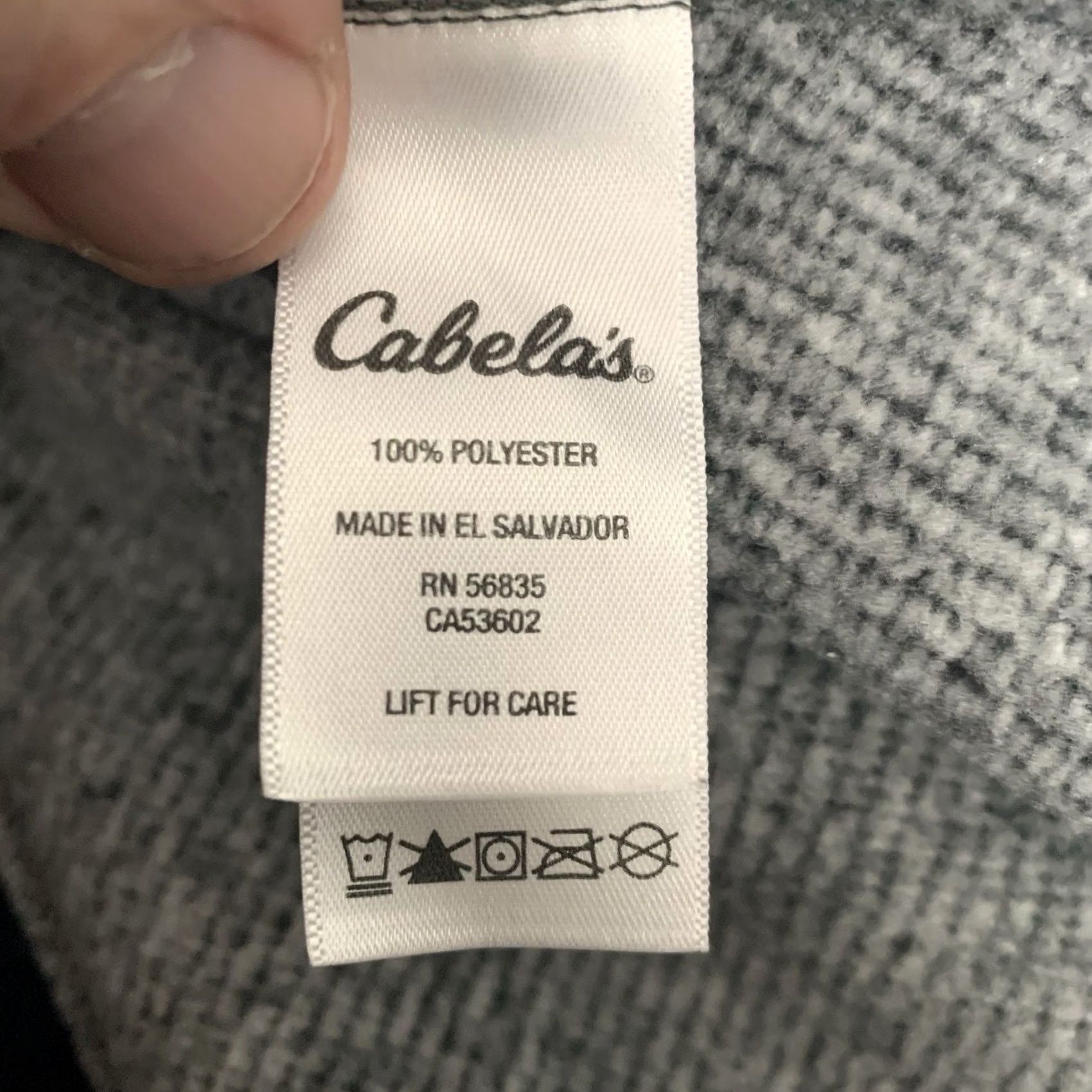 Vintage Cabelas Heavy Shirt Mens Medium Gray Woven Fleece Shacket Jacket Outdoors Pocket Size US M / EU 48-50 / 2 - 4 Thumbnail