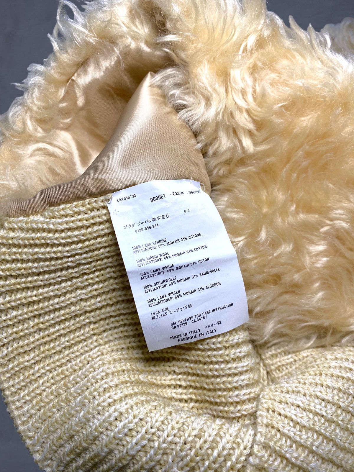 Prada Prada Womens Mohair Vest Fur Knit Pullover Sweater F/W 2007 