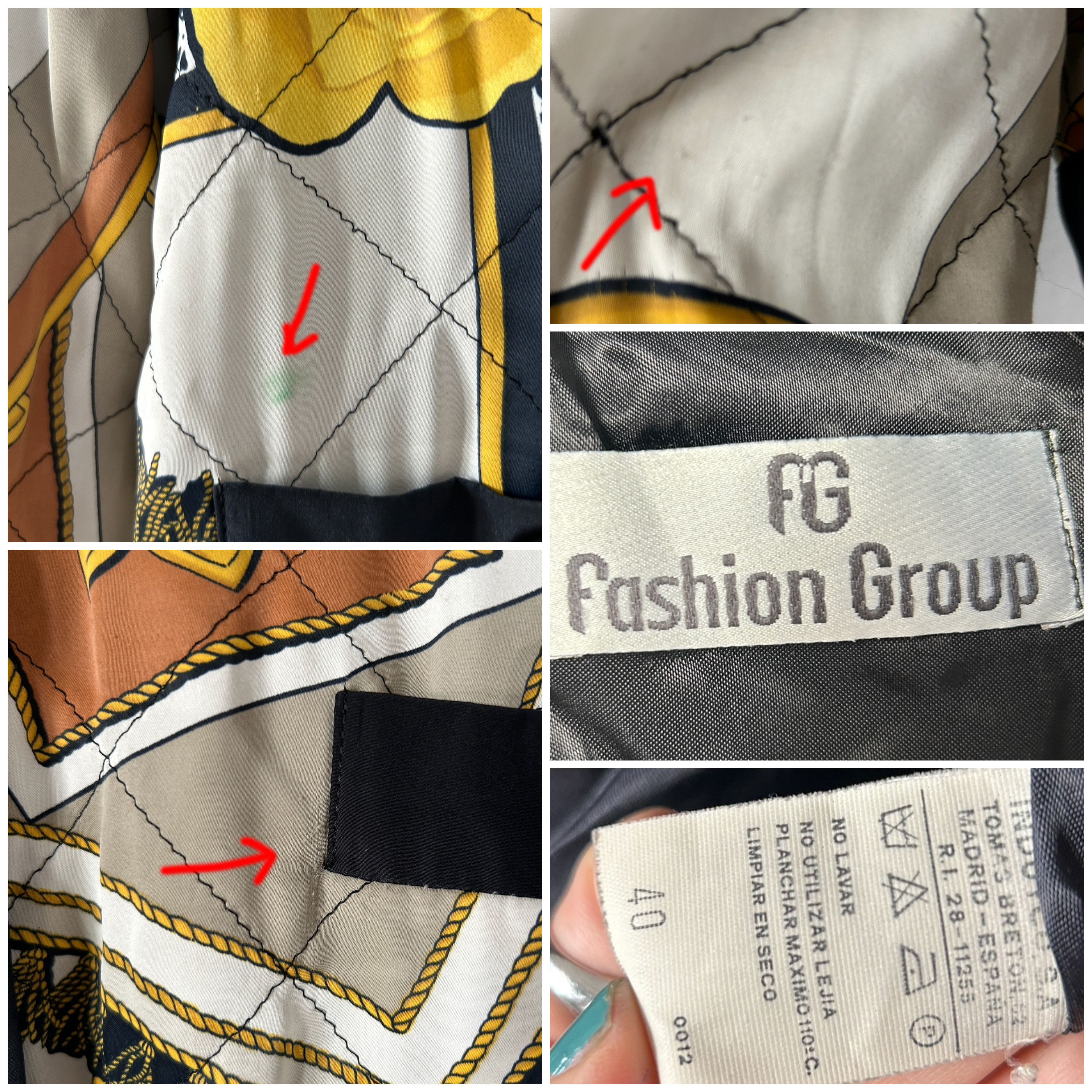 Vintage Vintage 90s novelty print quilted jacket Size M / US 6-8 / IT 42-44 - 9 Thumbnail