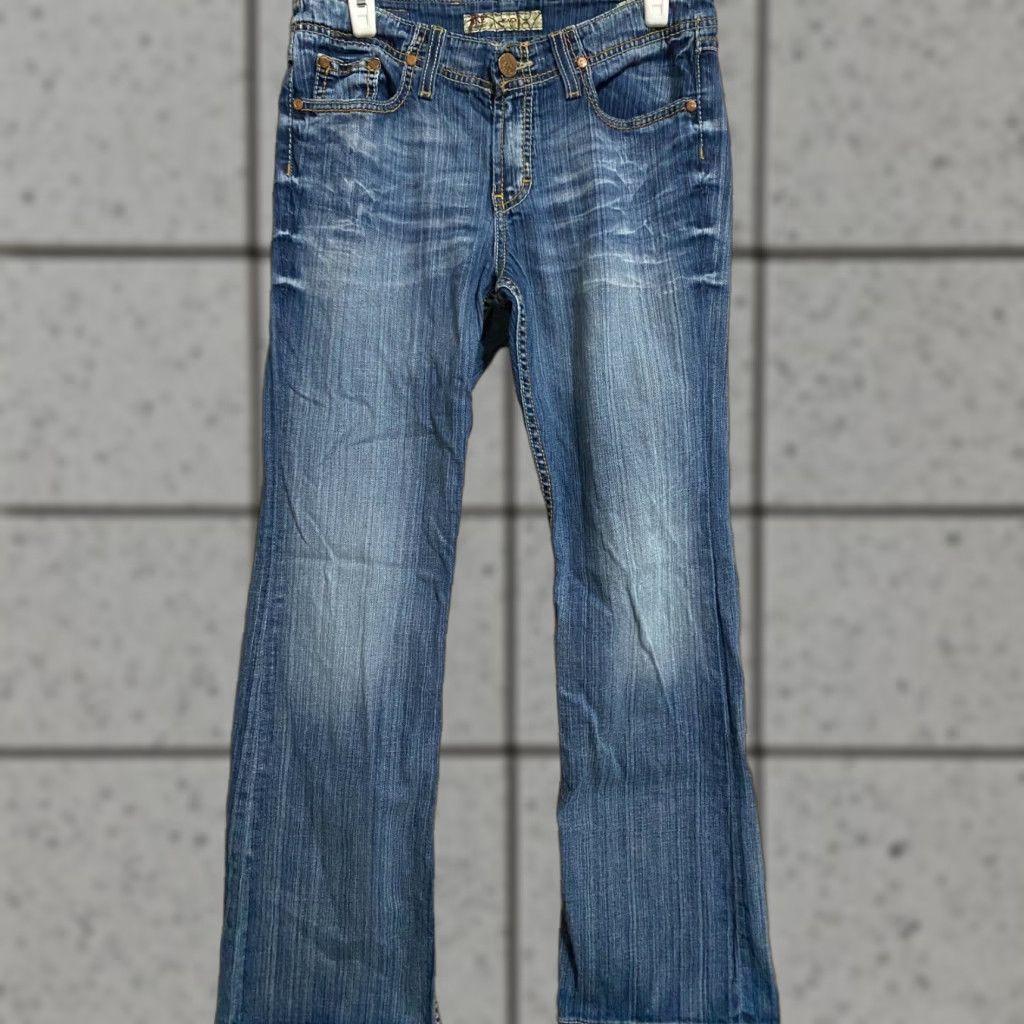 Vintage BKE Jeans Women 28 x 31.5 Denim Wendi Stretch Medium Wash Mid Rise Jeans Size 28" / US 6 / IT 42 - 1 Thumbnail