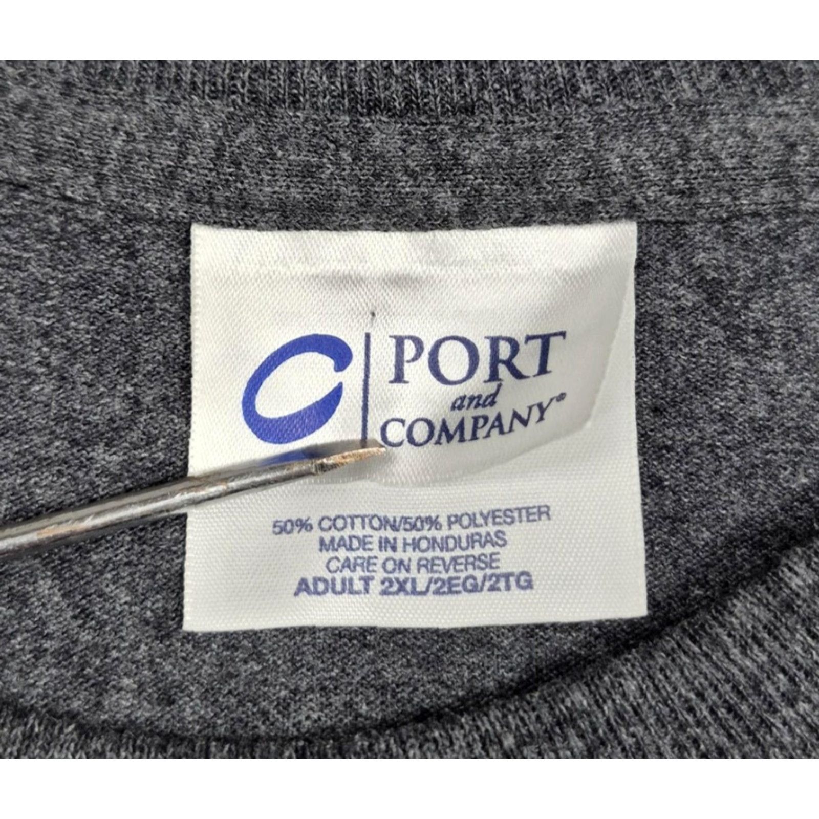 Port & Company Port & Company Shirt Mens 2XL Gray Dragon Motorcycle Biker Tee I Survived Graphic 90s Size US XXL / EU 58 / 5 - 7 Thumbnail