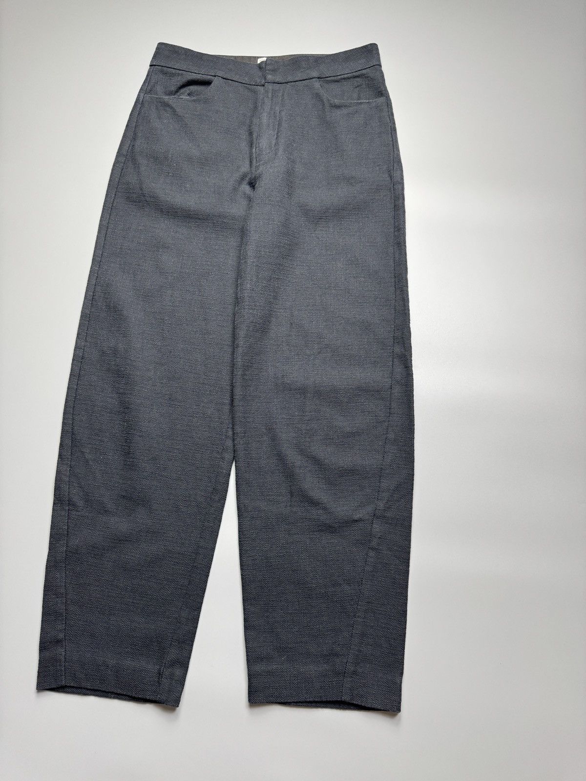 Toteme Toteme - Twisted Seam Faded Black Denim Type - Pants Size 28" / US 6 / IT 42 - 2 Thumbnail
