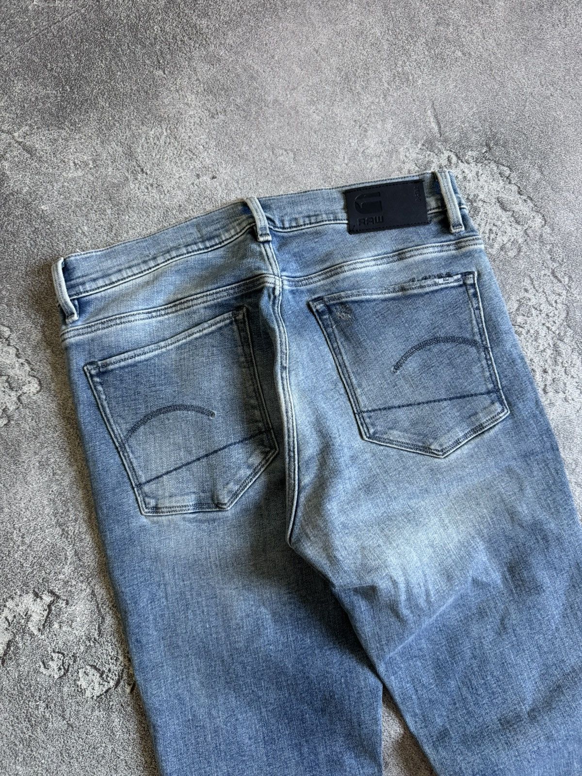 G-Star G star raw 30/30 3301 skinny Distressed pants jeans trousers Size US 30 / EU 46 - 3 Thumbnail