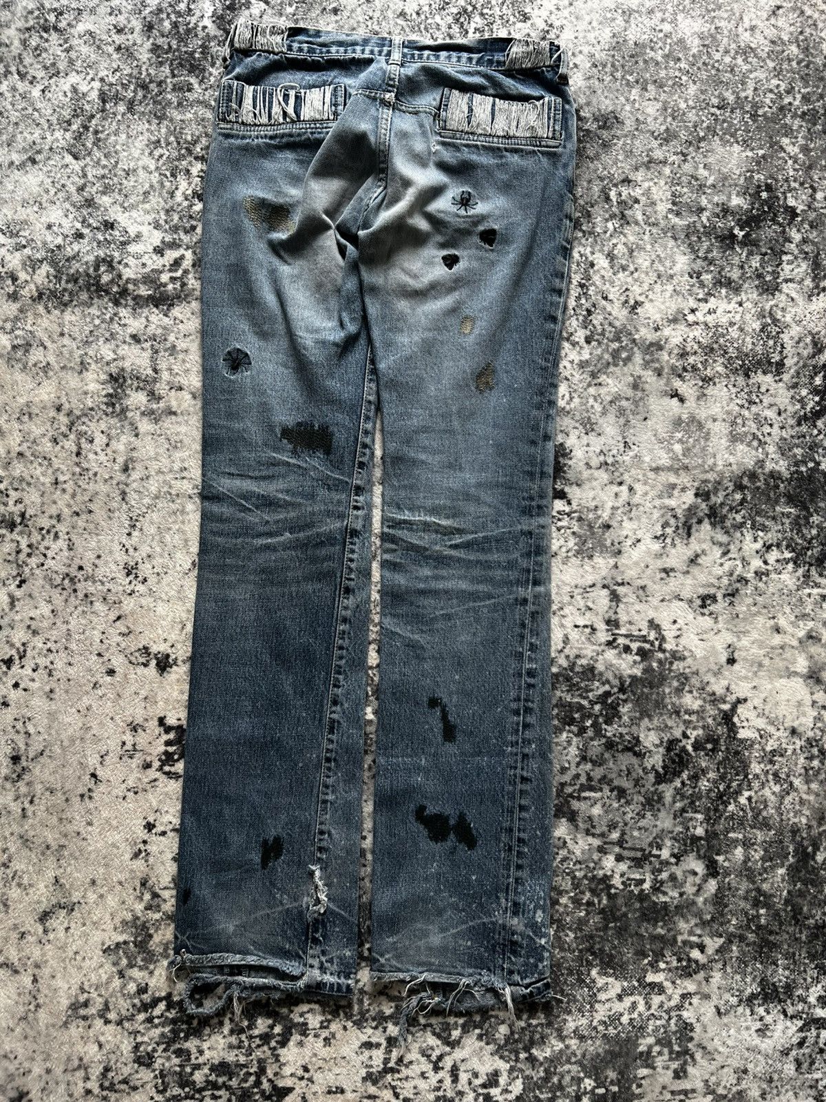 Undercover Undercover Bug Denim Size US 29 - 9 Thumbnail