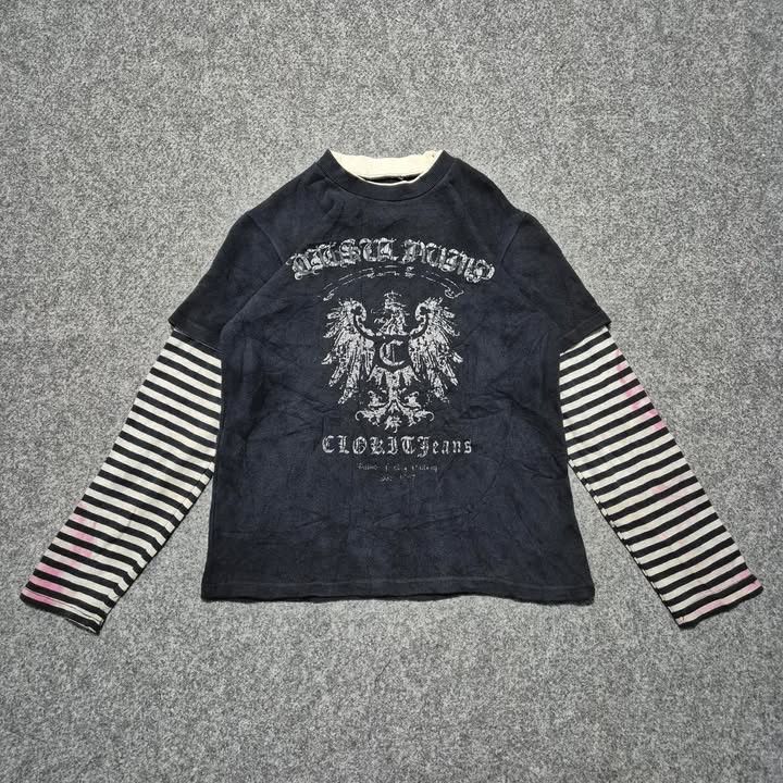 Japanese Brand Y2k poem gothic longsleeve Size US M / EU 48-50 / 2 - 1 Thumbnail