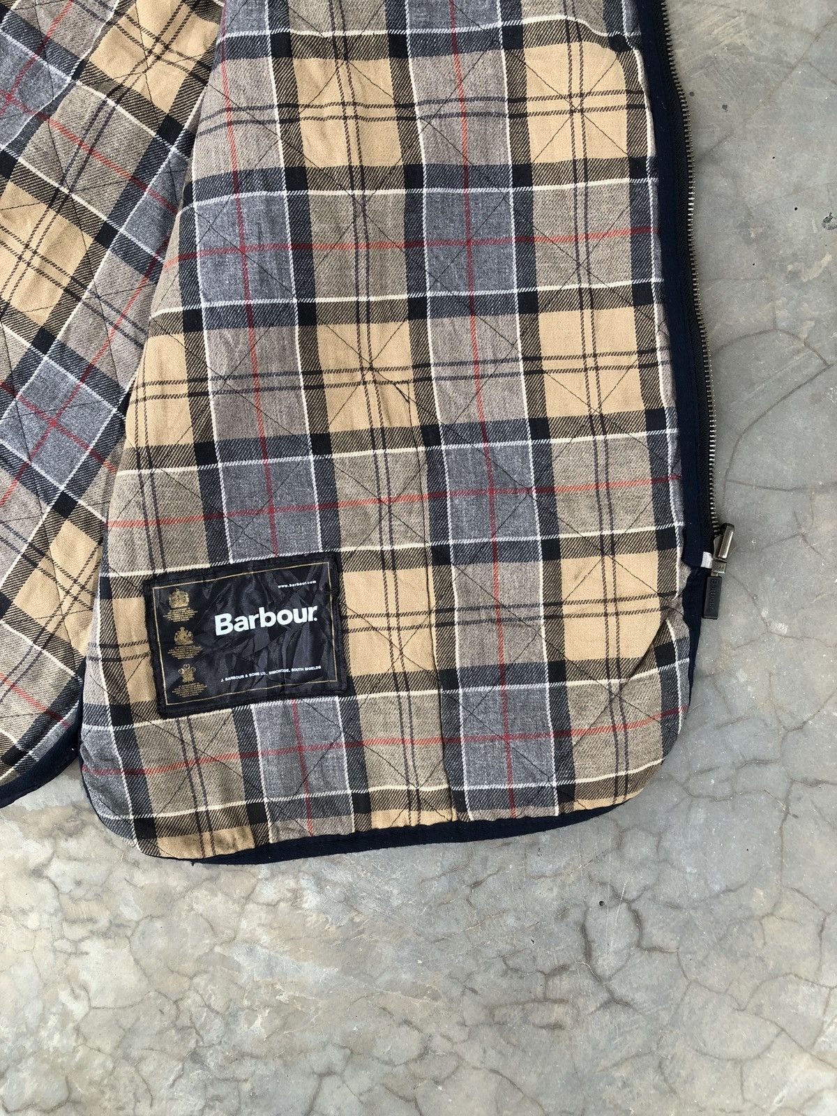 Barbour Barbour Navy Quilted Waistcoat Zip In Liner Vest Outdoor Size US L / EU 52-54 / 3 - 5 Thumbnail