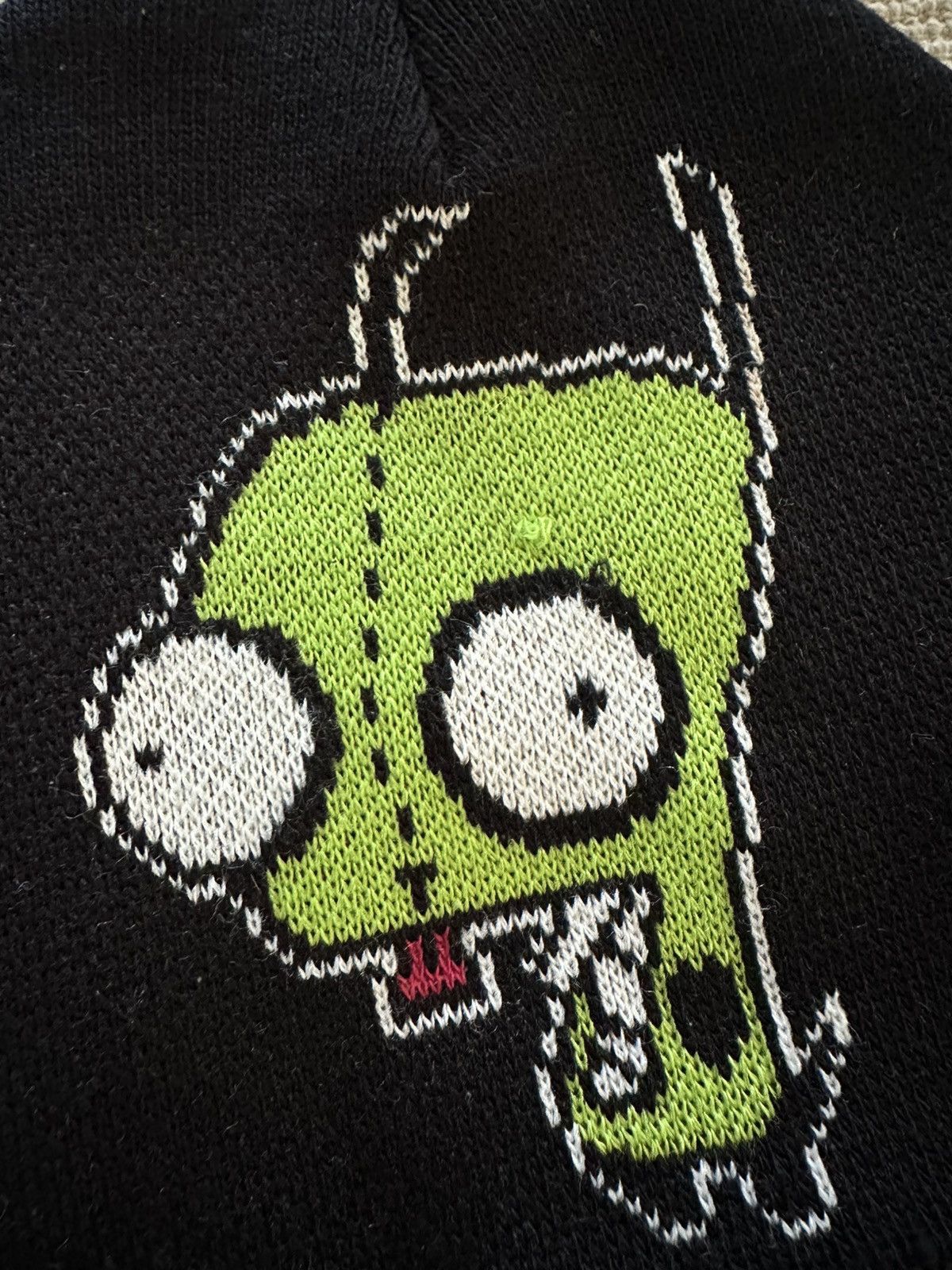 Nickelodeon × Vintage RARE Vintage 2002 Nickelodeon Invader Zim GIR Skull Cap Size ONE SIZE - 2 Thumbnail