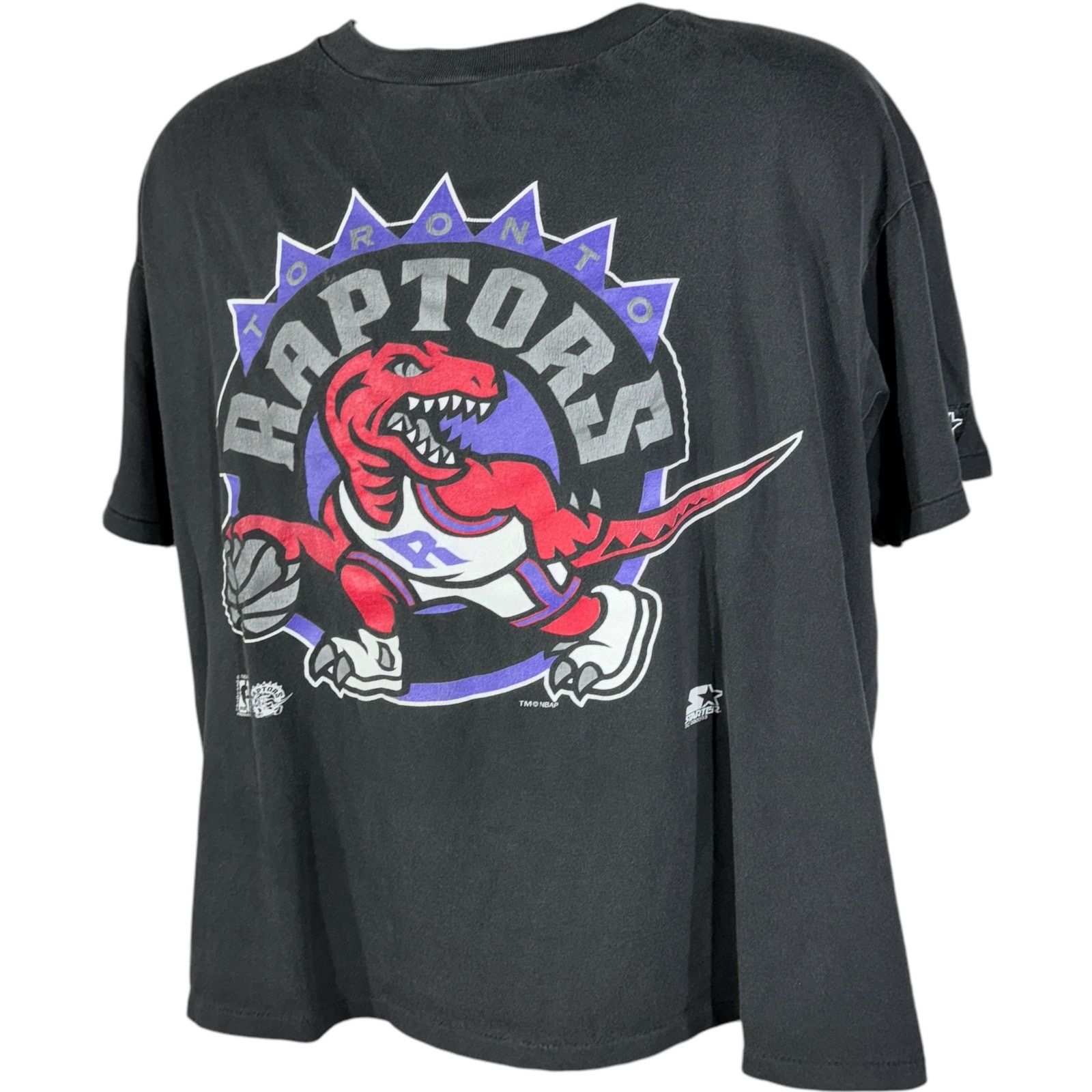 Starter Vintage Starter Toronto Raptors Logo NBA Tee 90s Size US L / EU 52-54 / 3 - 3 Thumbnail