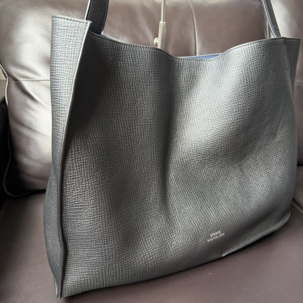 Studio Nicholson Studio Nicholson - Black Doublet Leather Tote Size ONE SIZE - 4 Thumbnail