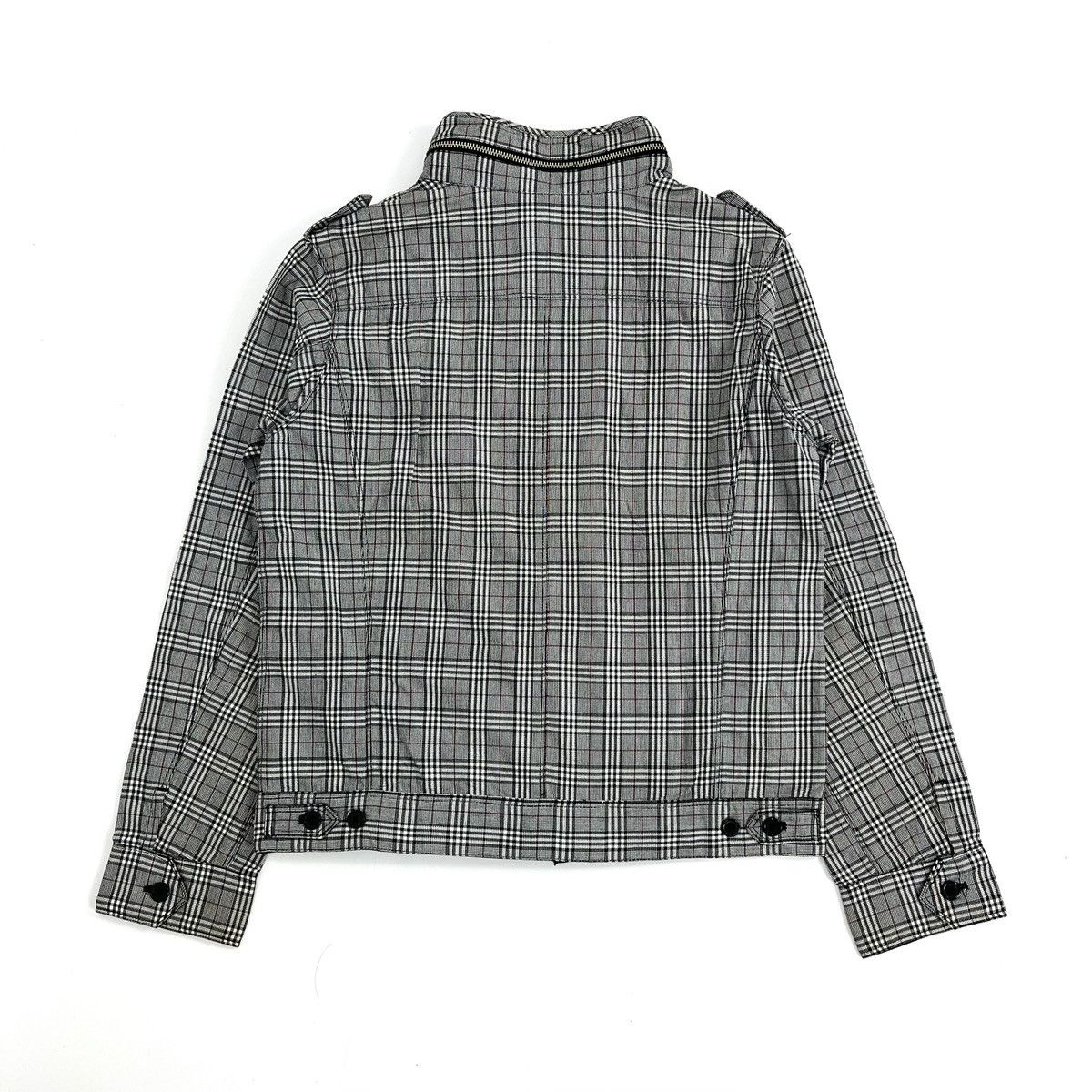 PPFM 2000s PPFM Five Pocket Punks Plaid Bikers Jacket Lgb Goa Size US M / EU 48-50 / 2 - 18 Thumbnail