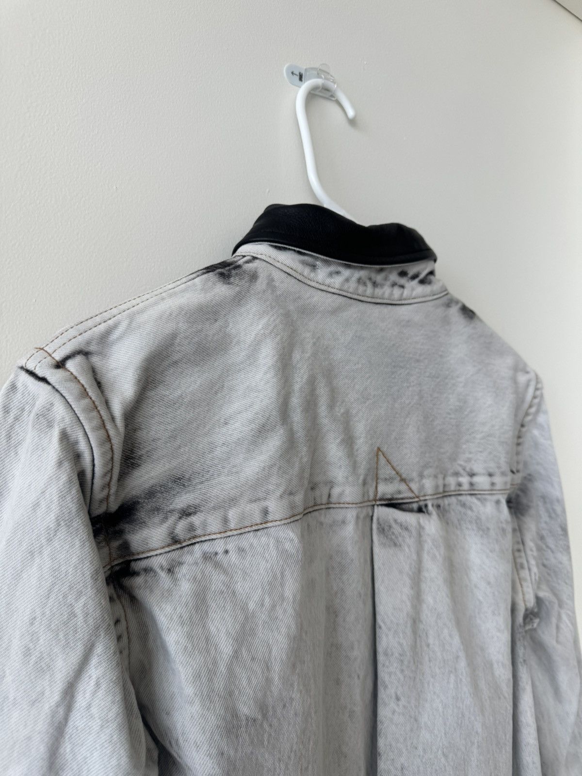 Alexander Wang Alexander Wang White Denim Oversize Shirt Size US XS / EU 42 / 0 - 7 Thumbnail