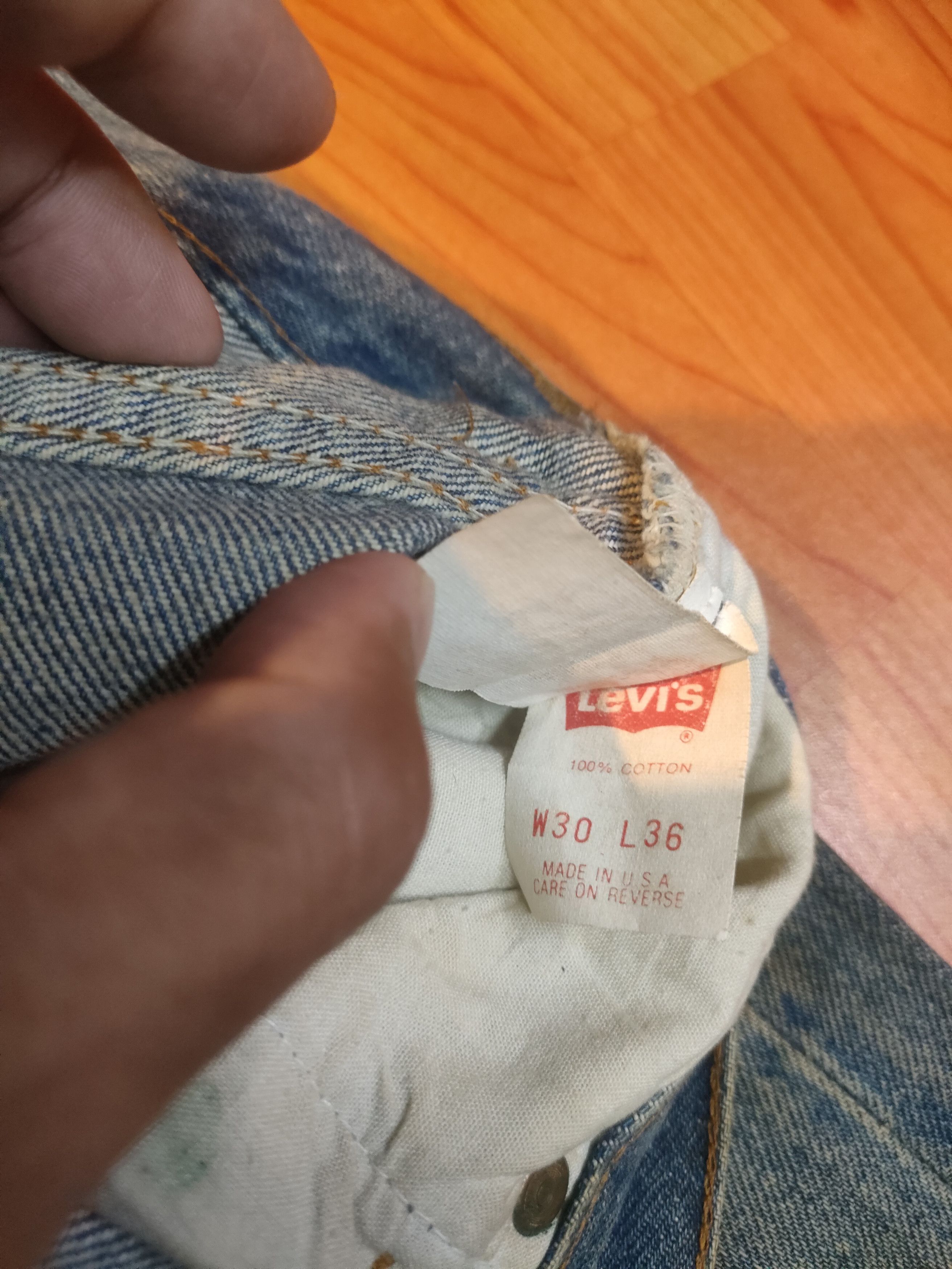 Levi's × Levi's Vintage Clothing Vintage Levi's 501 90s Size US 30 / EU 46 - 6 Thumbnail
