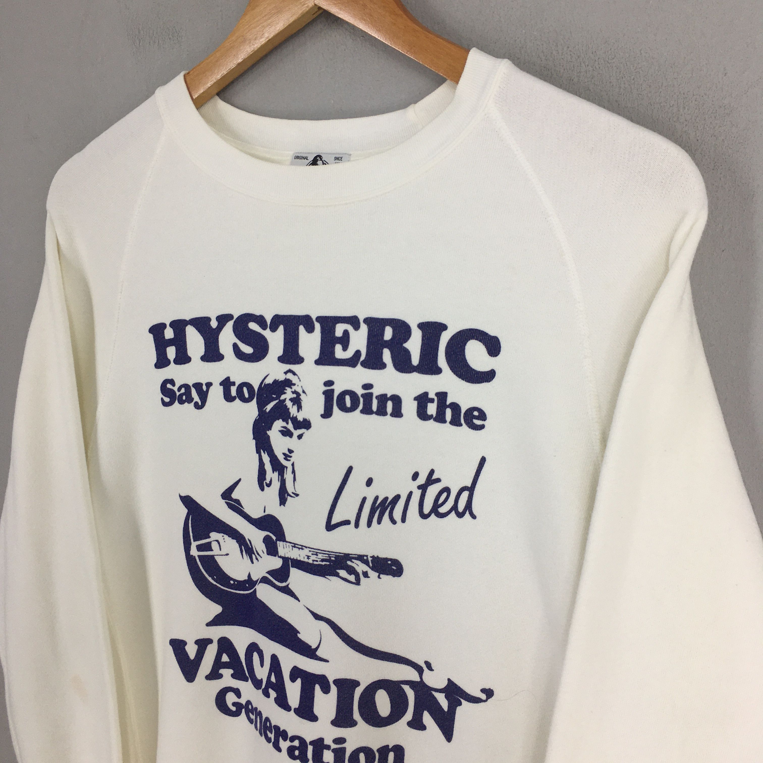 Hysteric Glamour Vintage Hysteric Glamour Acoustic Girl Sweatshirt Small Size US S / EU 44-46 / 1 - 3 Thumbnail