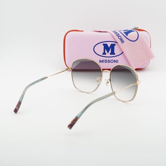 Missoni Missoni MIS 0014/S 0PEF 9O Sunglasses Gold/Green Geometric Size ONE SIZE - 10 Thumbnail