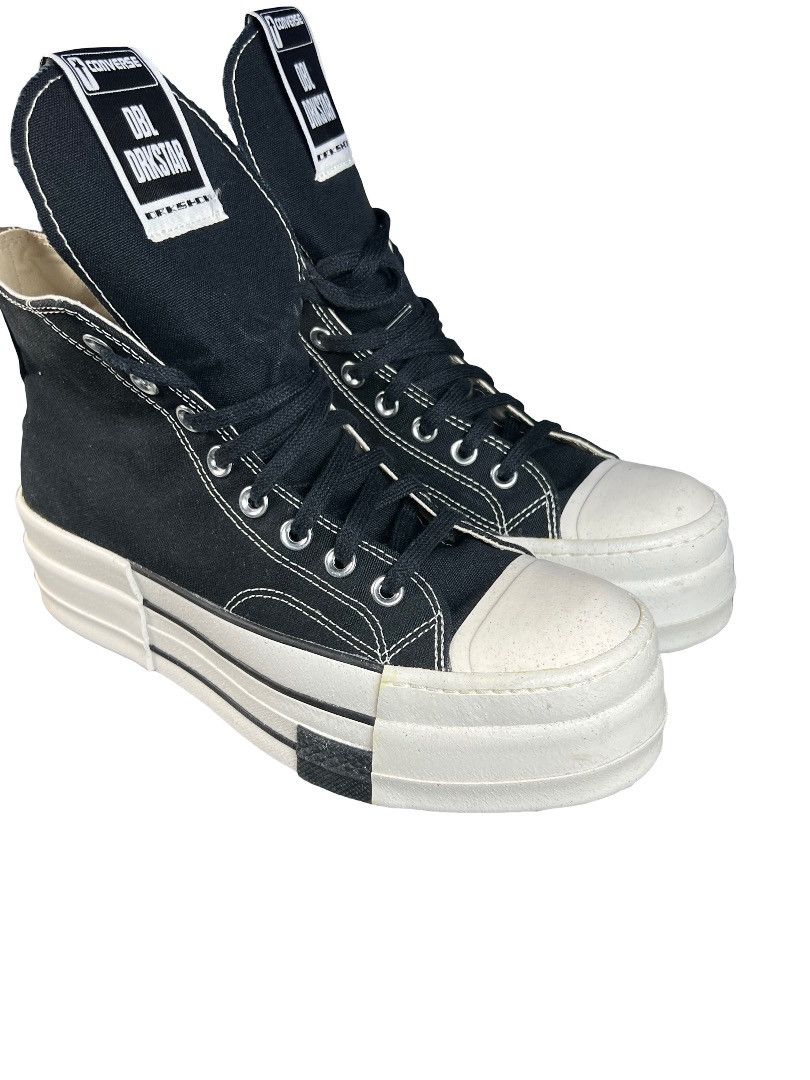 Rick Owens Rick Owens DRKSHDW Dbls Drkstar High Black Size 41.5 / US 8 Size US 8 / EU 41 - 3 Thumbnail