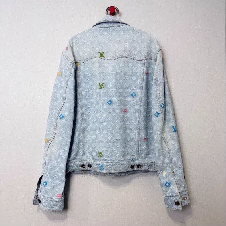 Louis Vuitton Louis Vuitton Monogram color matching denim jacket Size US M / EU 48-50 / 2 - 2 Thumbnail
