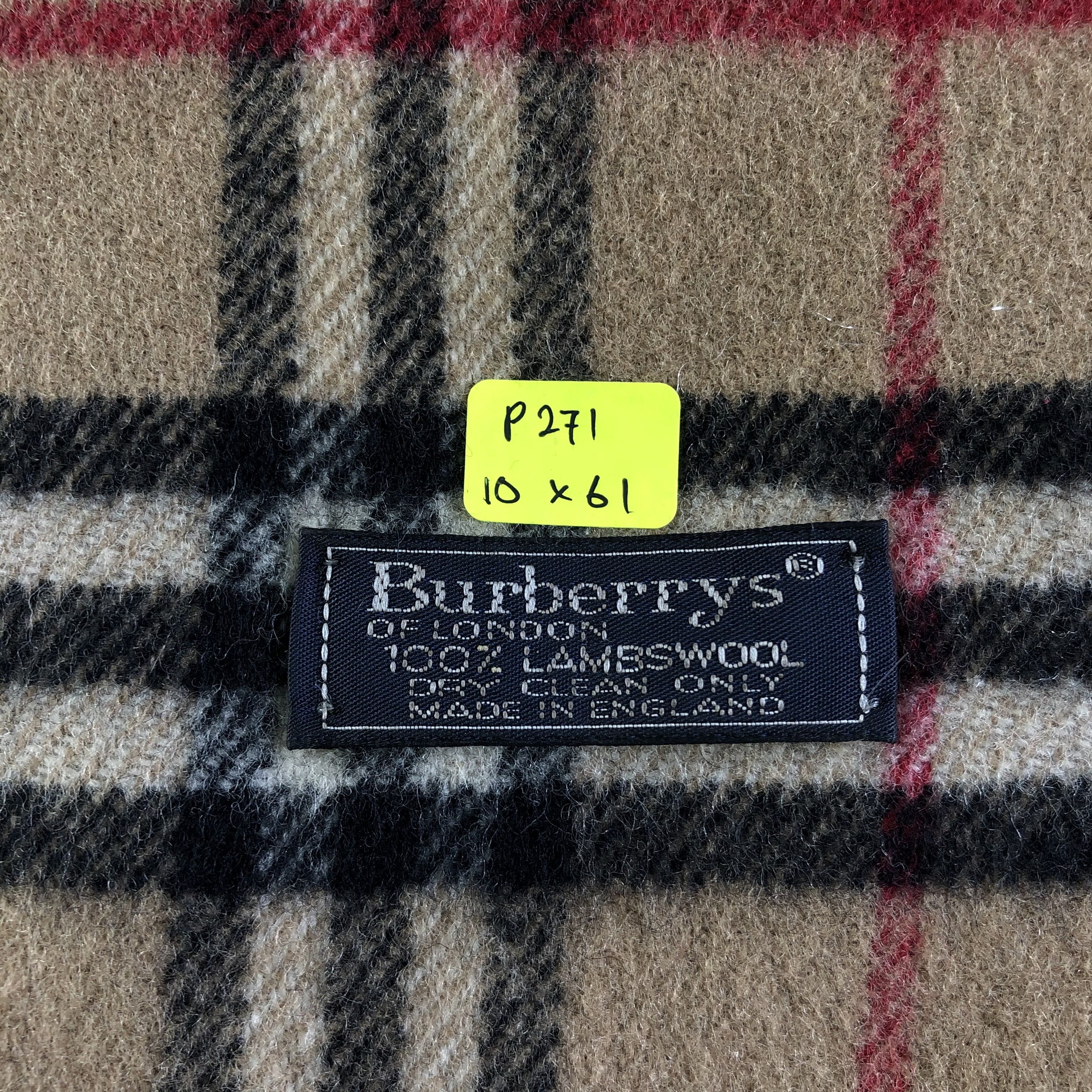 Burberry Burberrys Scarf / Muffler / Neckwear Size ONE SIZE - 7 Thumbnail