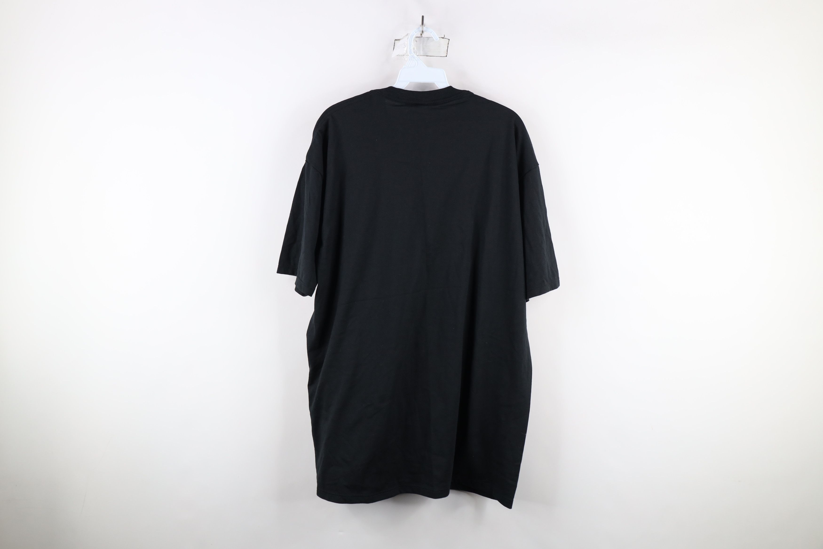 Vintage Vintage 90s Streetwear Blank Short Sleeve T-Shirt Black USA Size US XL / EU 56 / 4 - 10 Thumbnail