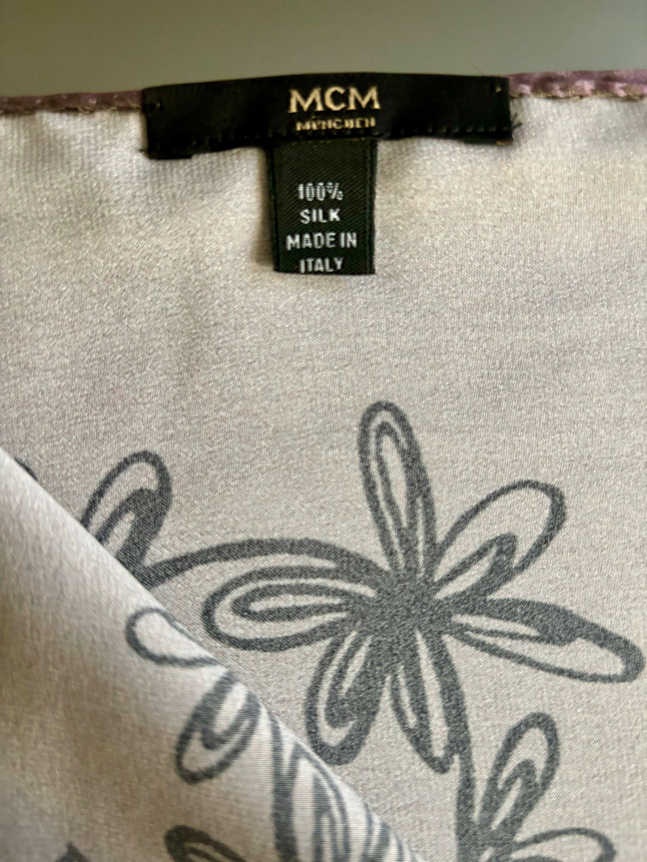 MCM Silk scarf MCM Size ONE SIZE - 2 Thumbnail