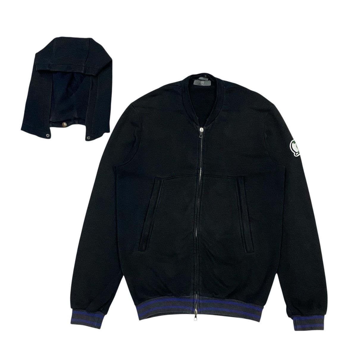 Alexander McQueen Alexander McQueen Bowling Zip-Ups Hoodie Size US M / EU 48-50 / 2 - 2 Thumbnail