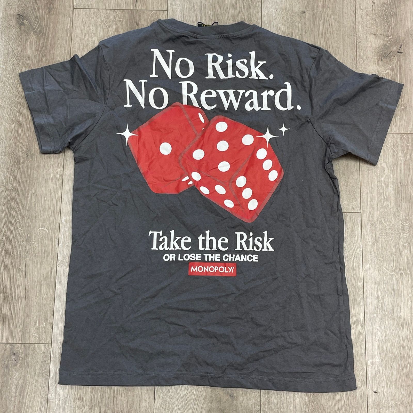 Shoe Palace New Monopoly Shoe Palace No Risk No Reward Tee T shirt Large Size US L / EU 52-54 / 3 - 6 Thumbnail