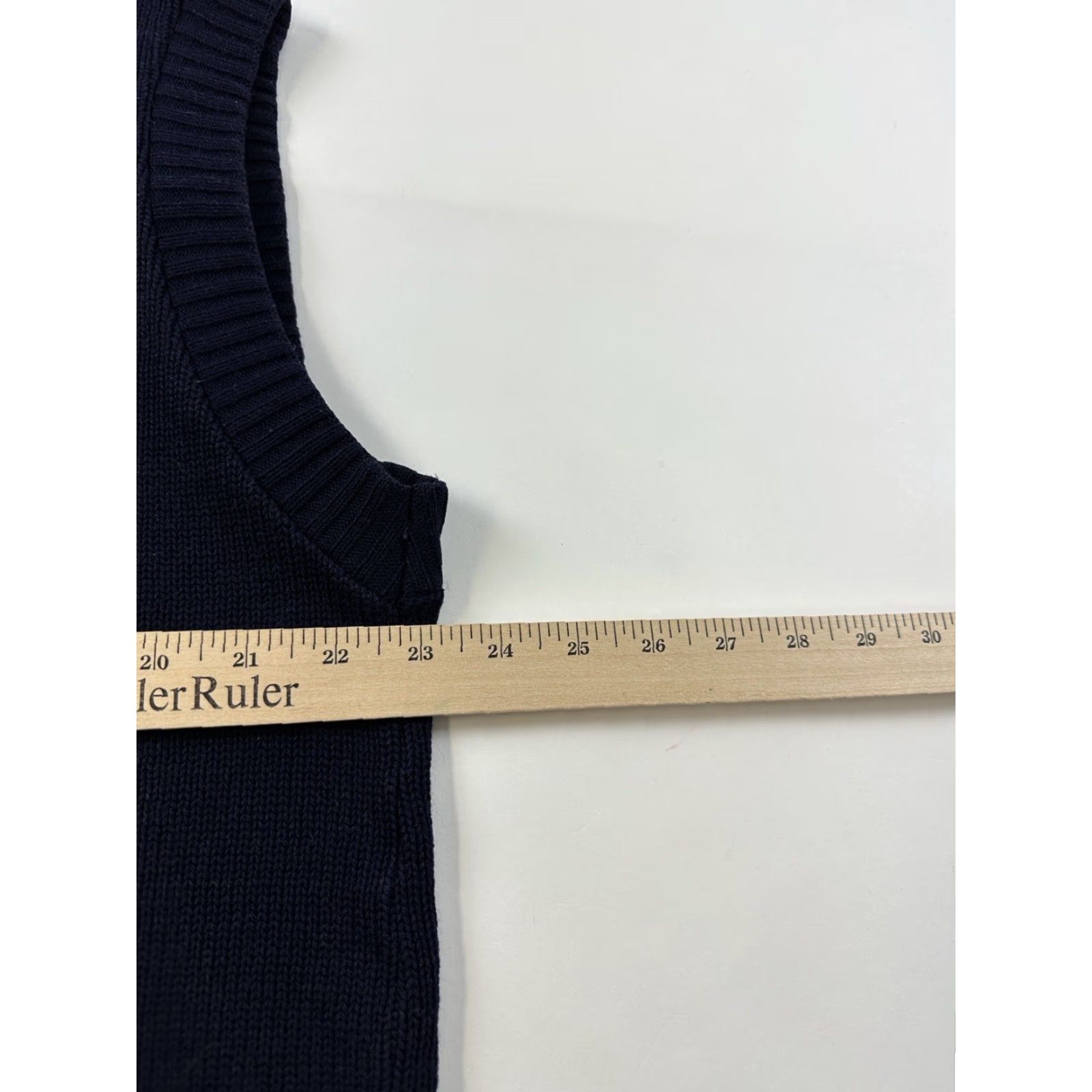 Vintage VINTAGE San Francisco Knitting Mills Vest Mens L Blue Knit Sleeveless V-Neck USA Made Size US L / EU 52-54 / 3 - 5 Thumbnail