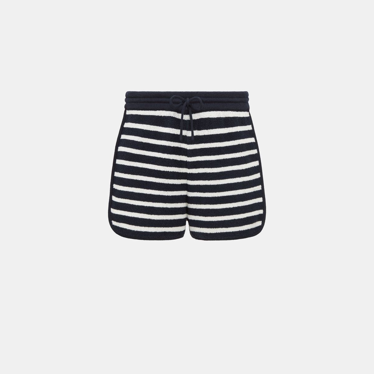 image of Dior O1Bcso1Str0224 Shorts In Black & White in Black/White, Women's (Size 26)