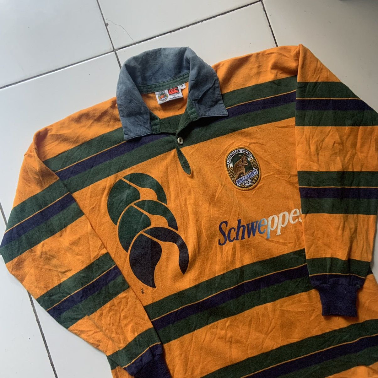 Canterbury of New Zealand Jersey rugby training australia 95’s wallabies Size US L / EU 52-54 / 3 - 2 Thumbnail