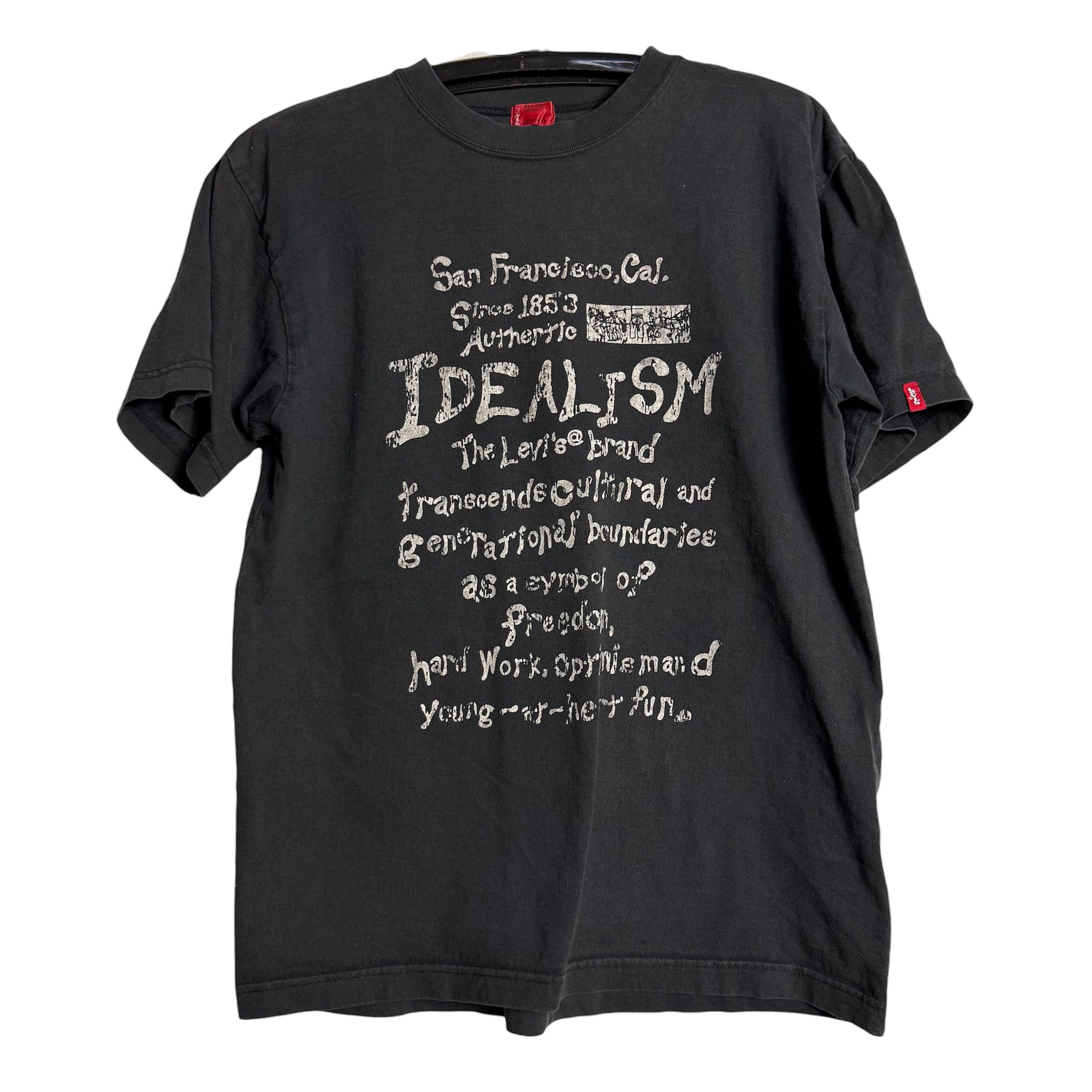 Levi's 🔥RARE🔥Vintage Levi's Red Tab Idealism Fit T-shirt Size US L / EU 52-54 / 3 - 1 Thumbnail
