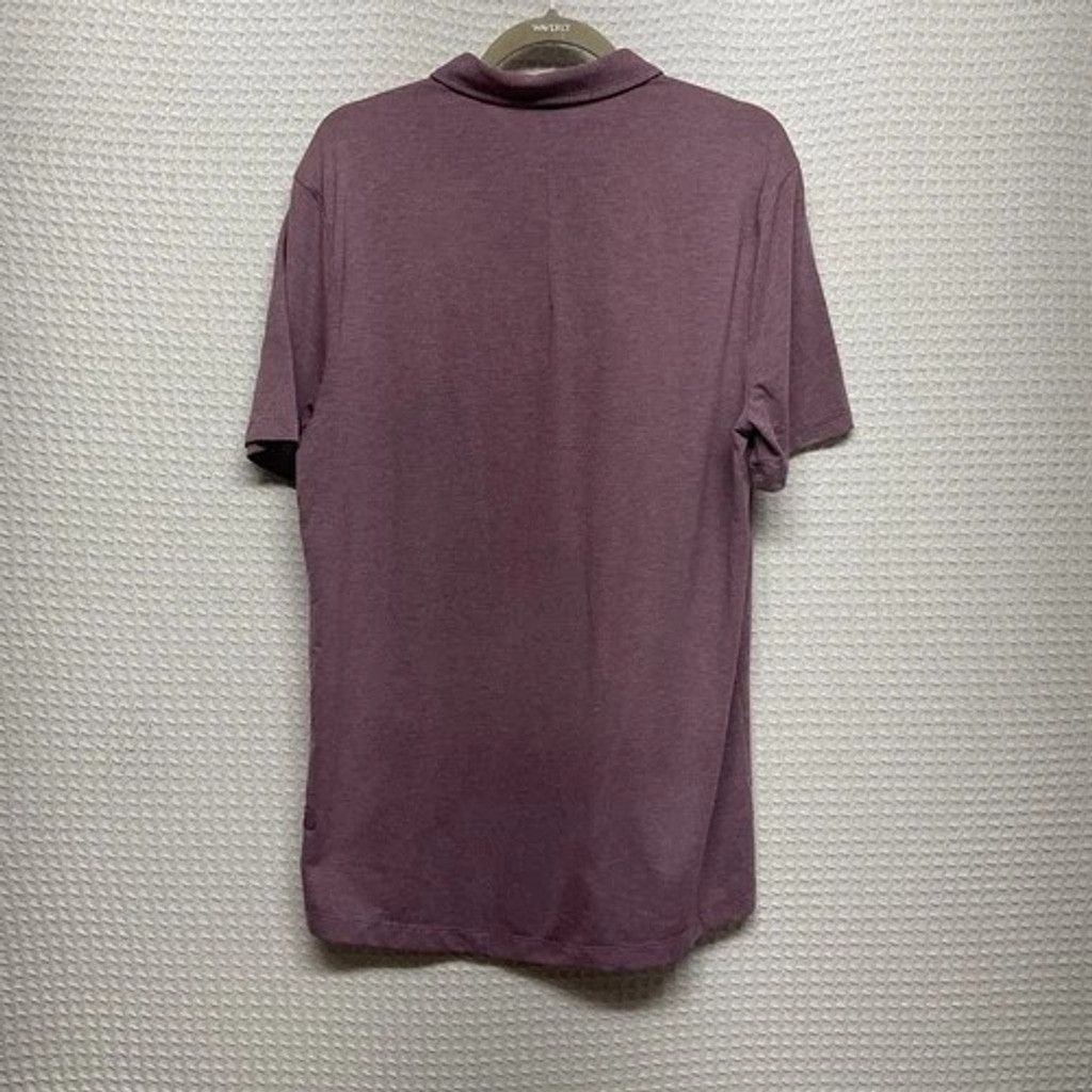 Lululemon Lululemon Evolution Heathered Plum Polo Shirt Men Large Size US L / EU 52-54 / 3 - 8 Thumbnail