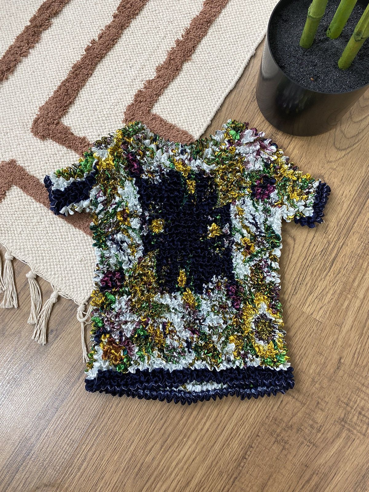 Vintage VINTAGE Y2K SHIBORI SPIDER POPCORN TOP DOUBLET STYLE Size ONE SIZE - 1 Thumbnail