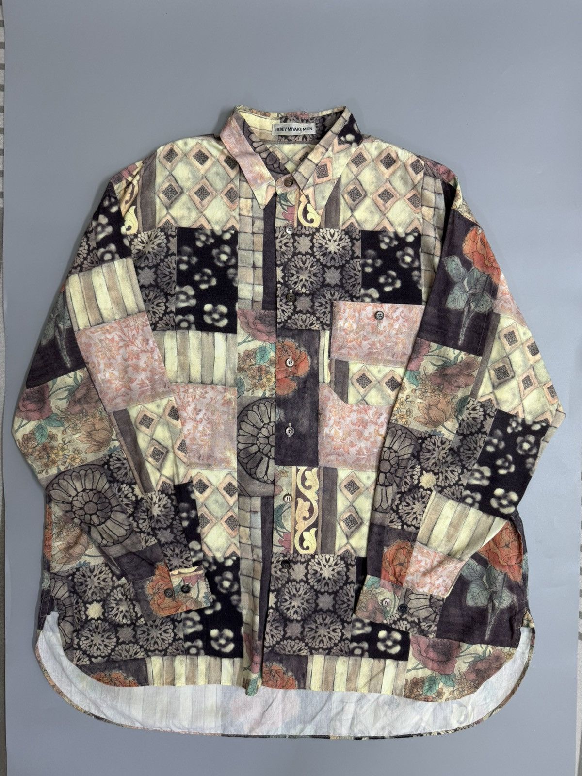 Issey Miyake Issey Miyake Men FW94 Runway Patchwork Shirt- Naoki Takizawa Size US M / EU 48-50 / 2 - 1 Thumbnail