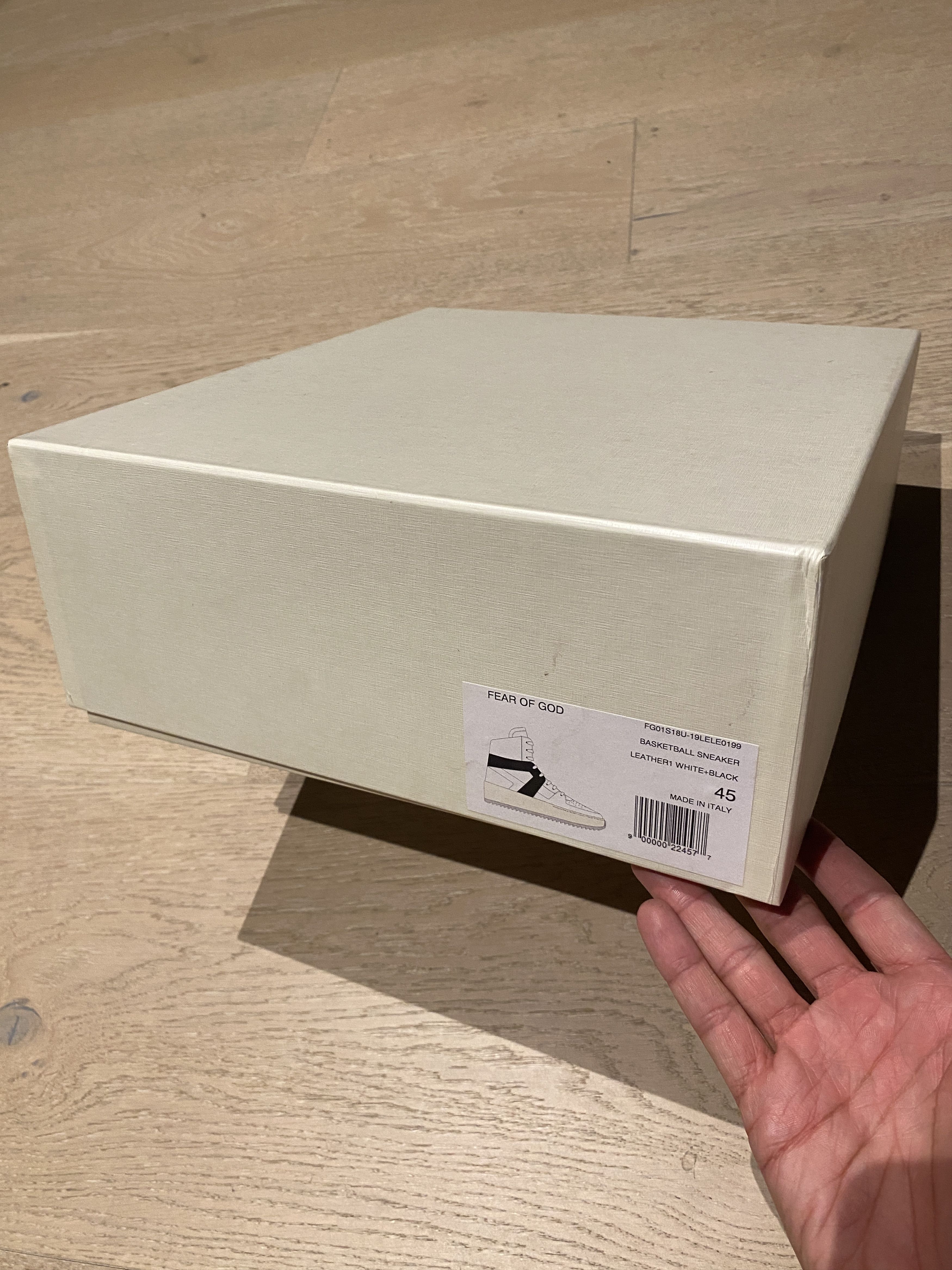 Fear of God $1095 Fear of god BASKETBALL Sneaker WHITE NIB Size US 12 / EU 45 - 4 Thumbnail