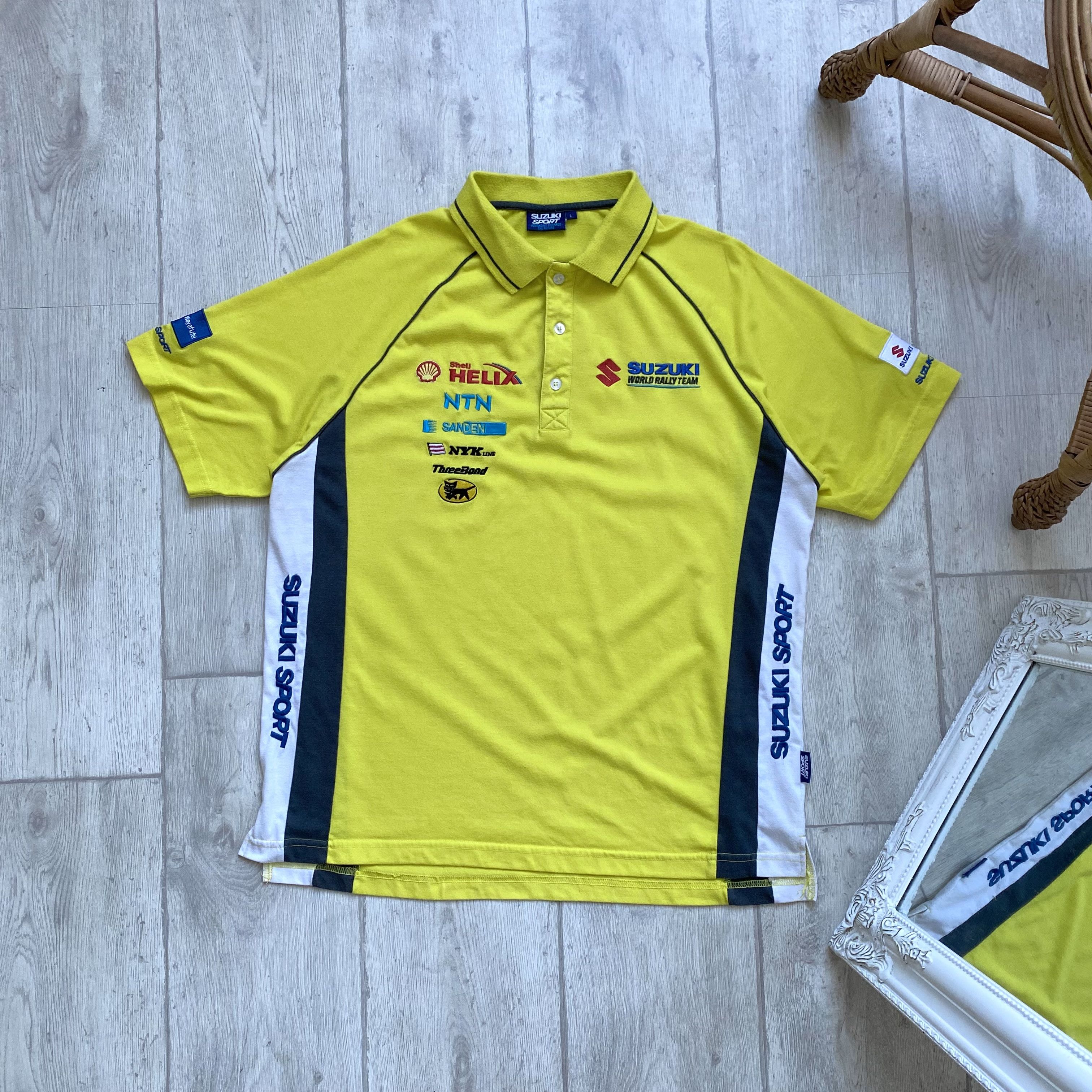 Yamaha 🏍 Suzuki sport rally team polo motosport honda monster tee Size US L / EU 52-54 / 3 - 1 Thumbnail