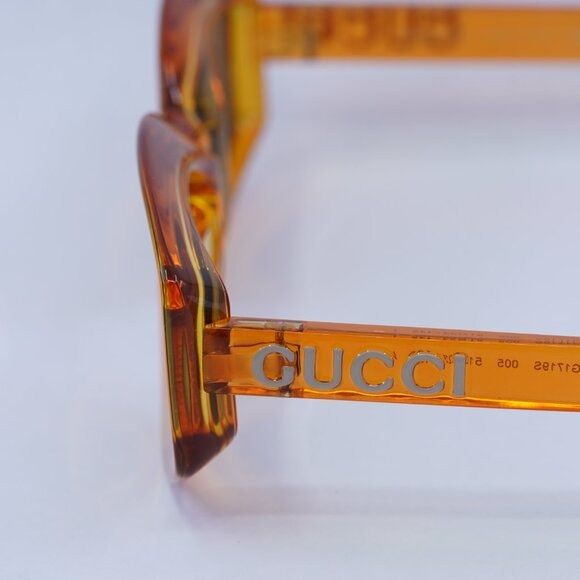 Gucci Gucci GG1719S 005 Sunglasses Orange - Lowest Price! Size ONE SIZE - 4 Thumbnail