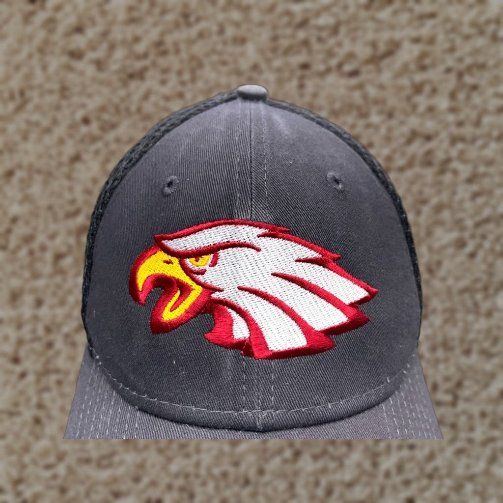 New Era New Era Eagles Hat Cap Fitted Adult Medium Gray 100% Polyester 39Thirty Trucker Mens Hat/Cap Size ONE SIZE - 1 Thumbnail