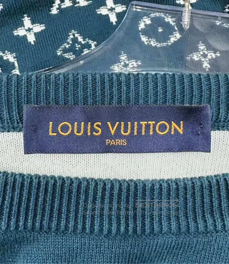 Louis Vuitton Louis Vuitton Blue-green gradient full-print presbyopic kn Size US S / EU 44-46 / 1 - 3 Thumbnail