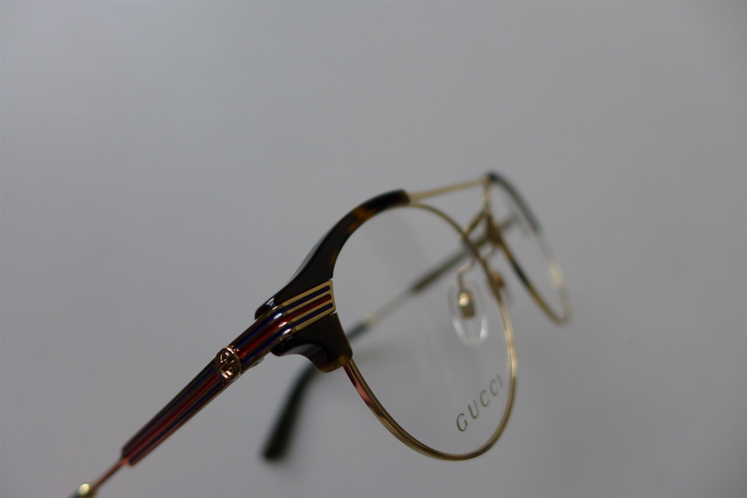 Gucci Gucci GG02890 Optical Glasses - Gold Metal & Havana Acetate. Size ONE SIZE - 12 Thumbnail