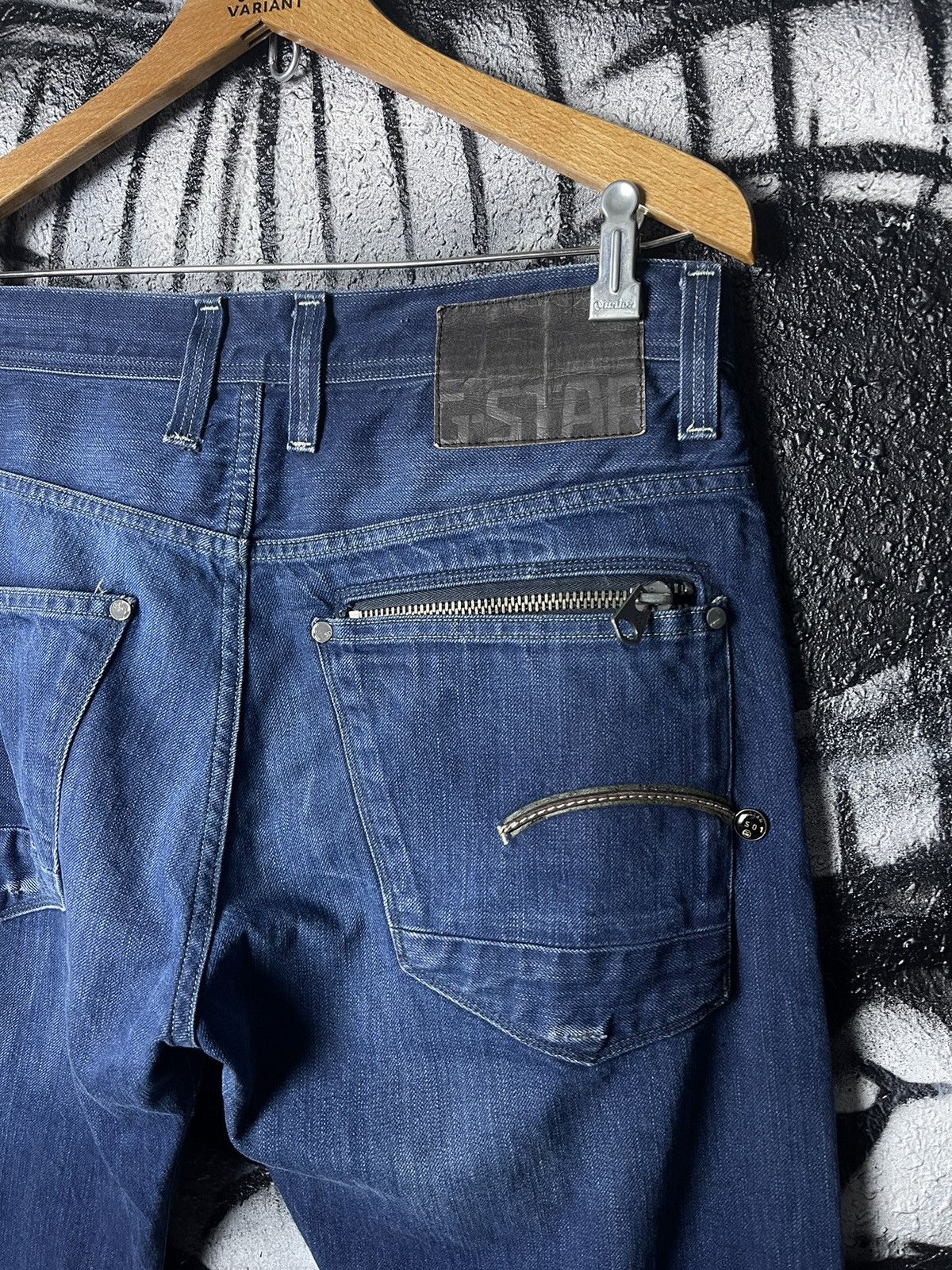 G-Star × Vintage G Star RAW 01 Attacc Straight Vintage Jeans Men’s Size 32/32 Size US 32 / EU 48 - 12 Thumbnail