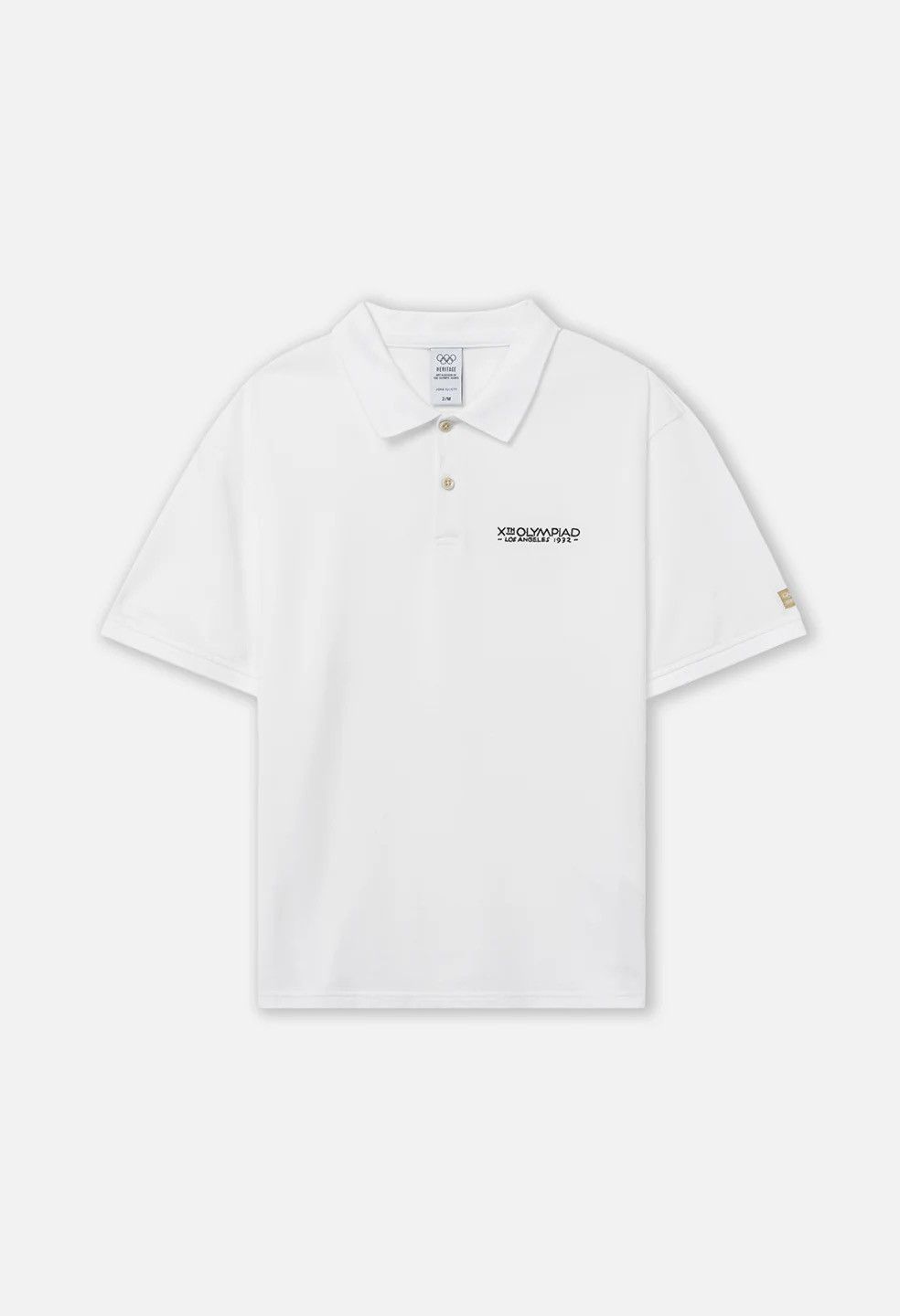 John Elliott Olympic Heritage Los Angeles Polo - White Size US XL / EU 56 / 4 - 4 Thumbnail