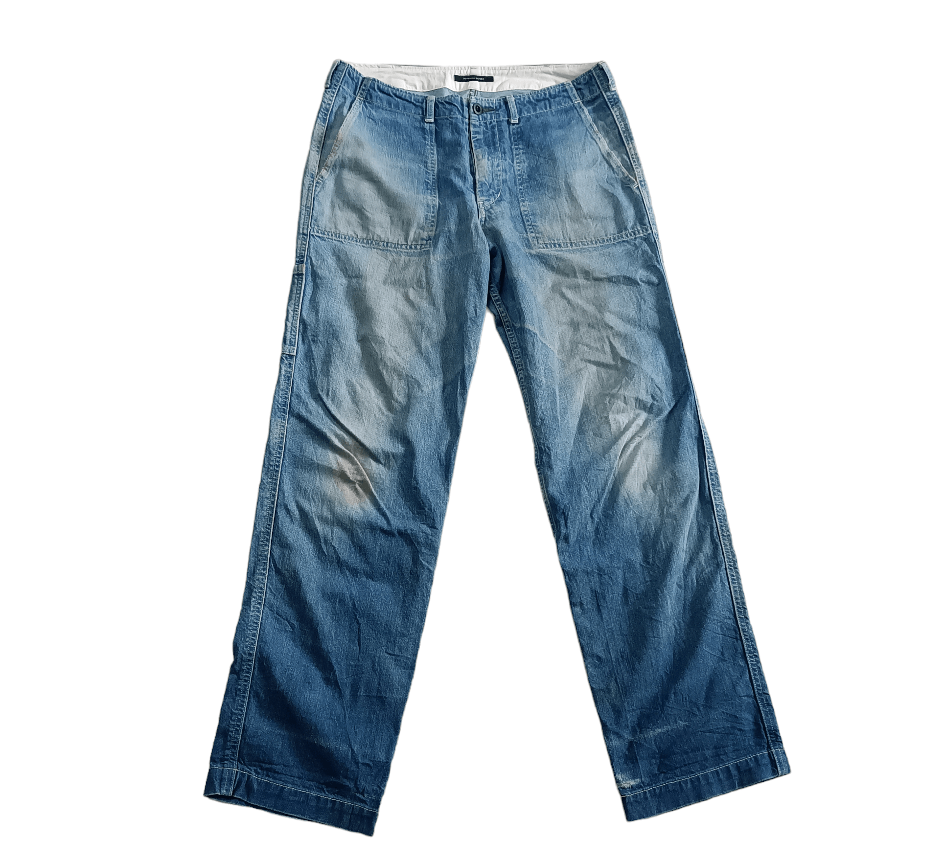 image of Distressed Denim x Urban Research Doors Urban Research Doors Faded Blue Jeans (Size 32)