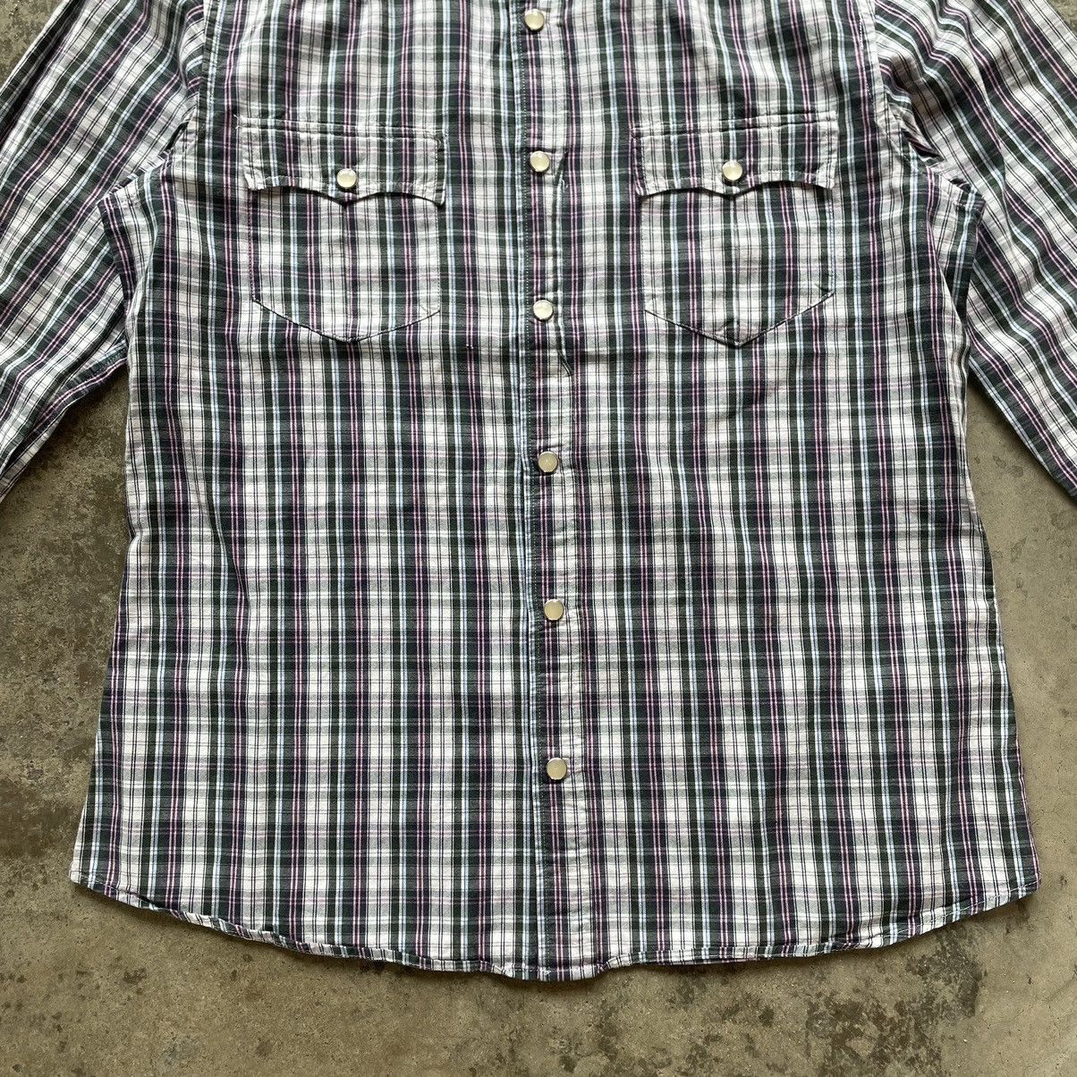 Japanese Brand × PPFM × Vintage 🔥🔥🇯🇵PPFM Anarchy Manchester Checkerd Western Buttons Shirts Size US M / EU 48-50 / 2 - 3 Thumbnail