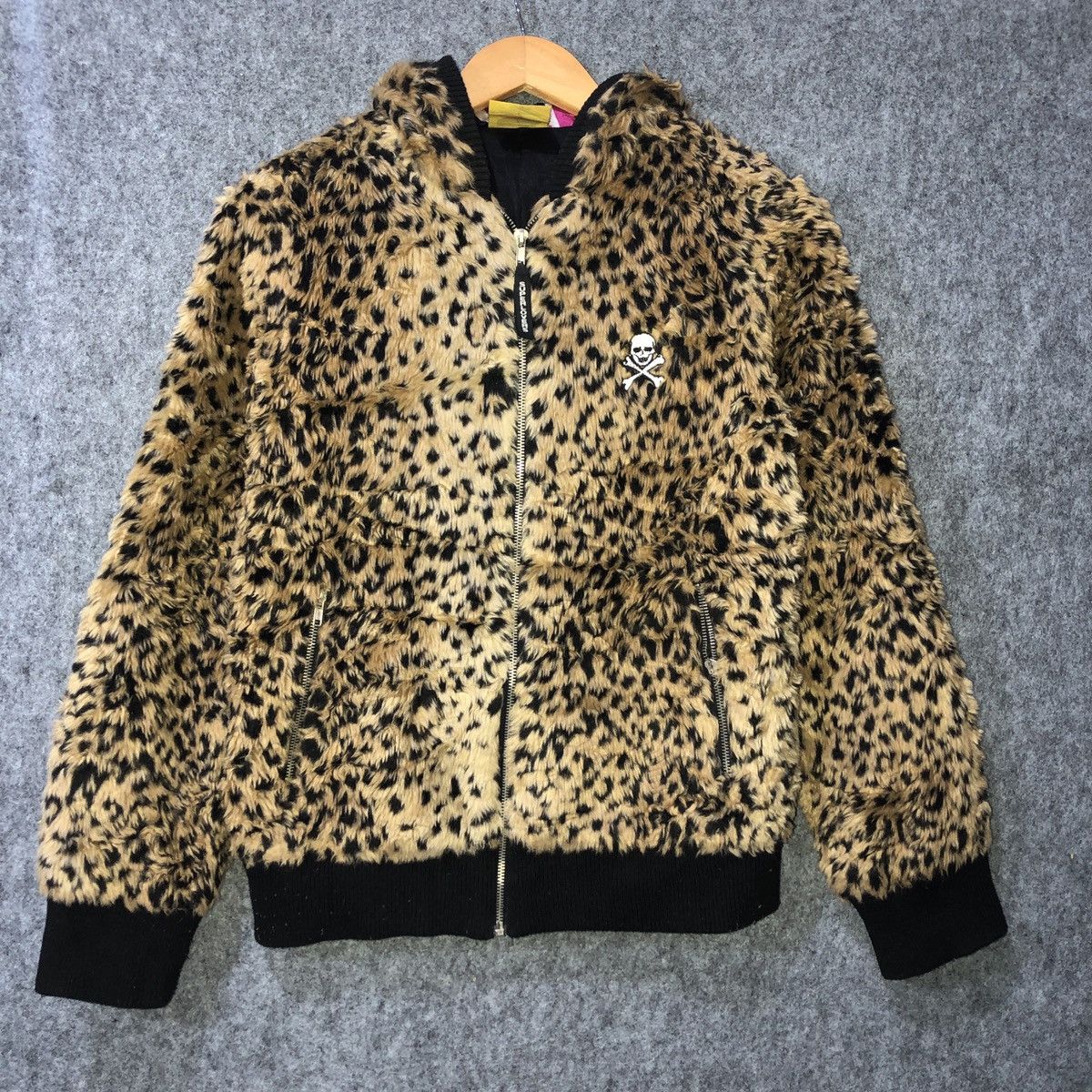 Japanese Brand Super Lovers Fur Hooded Jacket Size US M / EU 48-50 / 2 - 1 Thumbnail