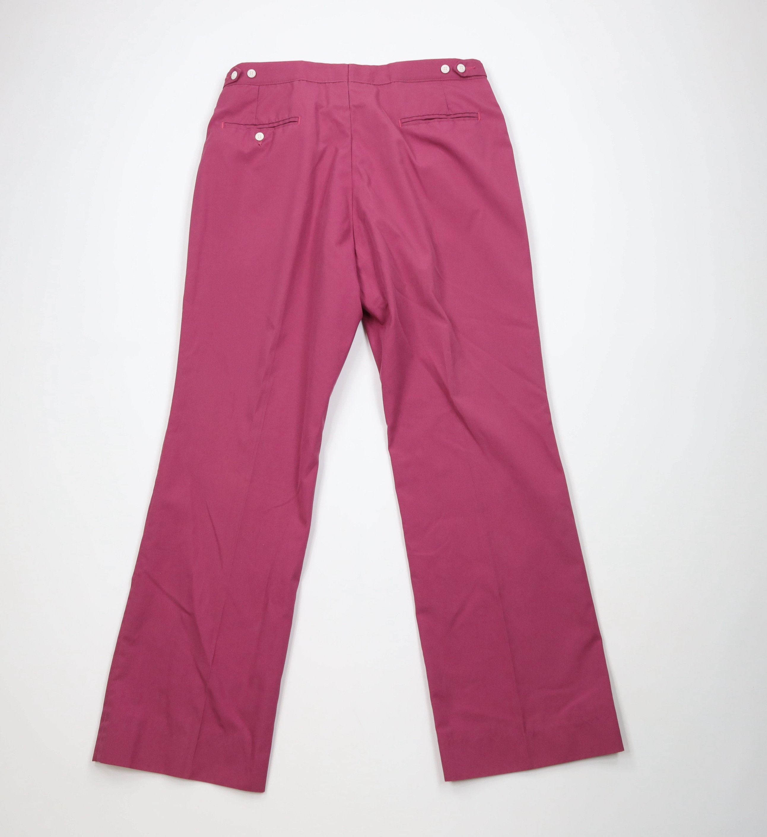 Vintage Vintage 70s Streetwear Bell Bottoms Chino Pants Purple USA Size US 34 / EU 50 - 9 Thumbnail