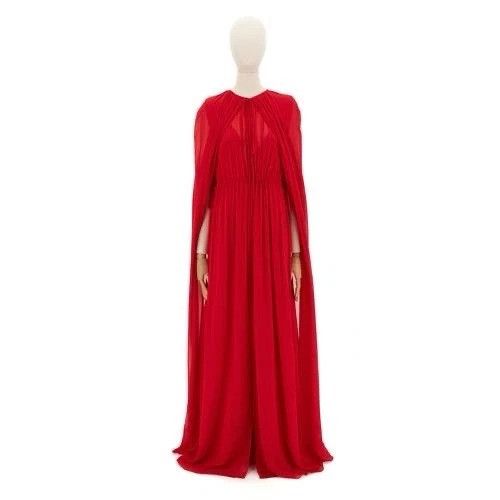 Gucci o1loc1c0226 788812 Silk Glowing Dress in Red Size XL / US 12-14 / IT 48-50 - 1 Preview
