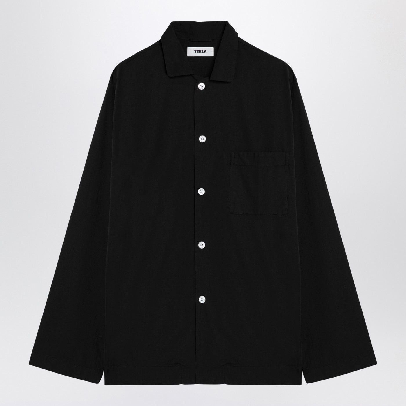 Tekla Tekla Black Pyjama Shirt Size US S / EU 44-46 / 1 - 1 Thumbnail