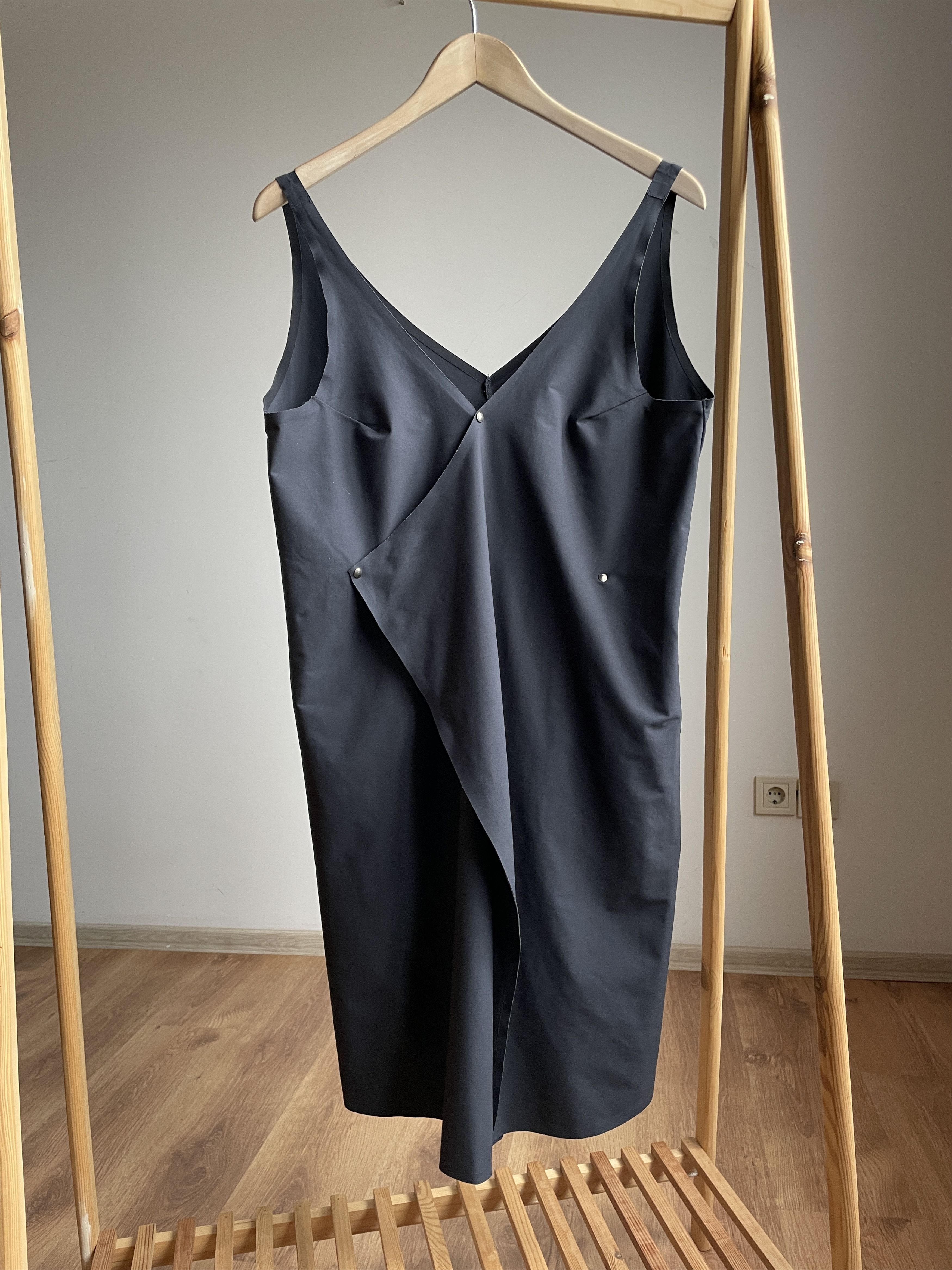 Other Aday Over In One Wrap Stretch Pockets Tank Dress Size M / US 6-8 / IT 42-44 - 1 Thumbnail