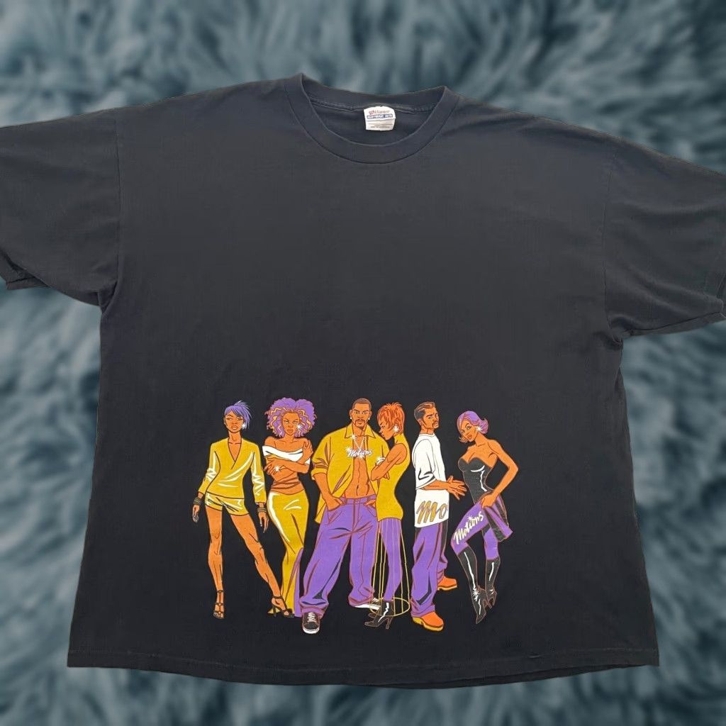 Hanes Motions Shirt Adult 2XL Black African American Club Bar Lounge Nightclub Men Y2K Hanes Graphic Tee Short Sleeve Crew Neck Vintage Size US XXL / EU 58 / 5 - 1 Thumbnail