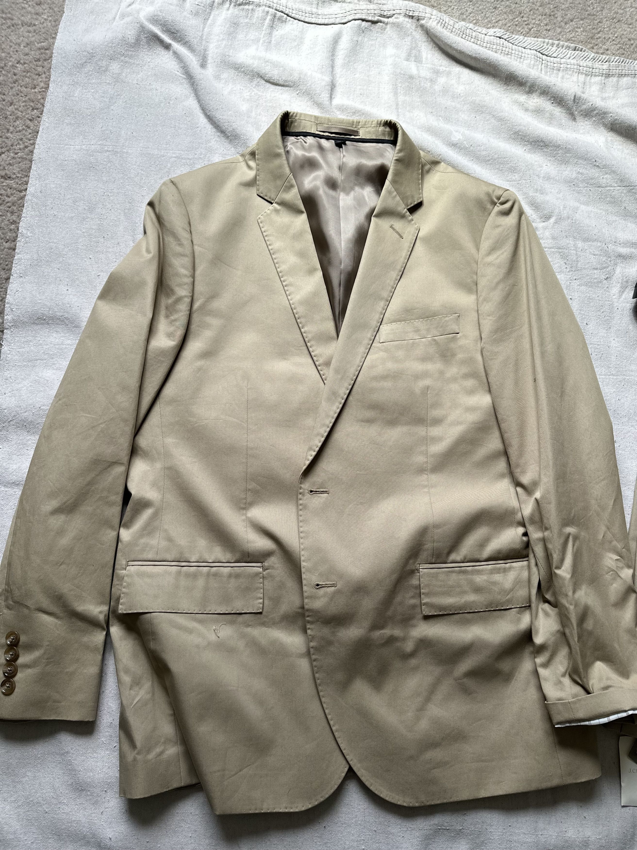 J.Crew J. Crew Khaki Suit - Tags on Size 44R - 1 Thumbnail