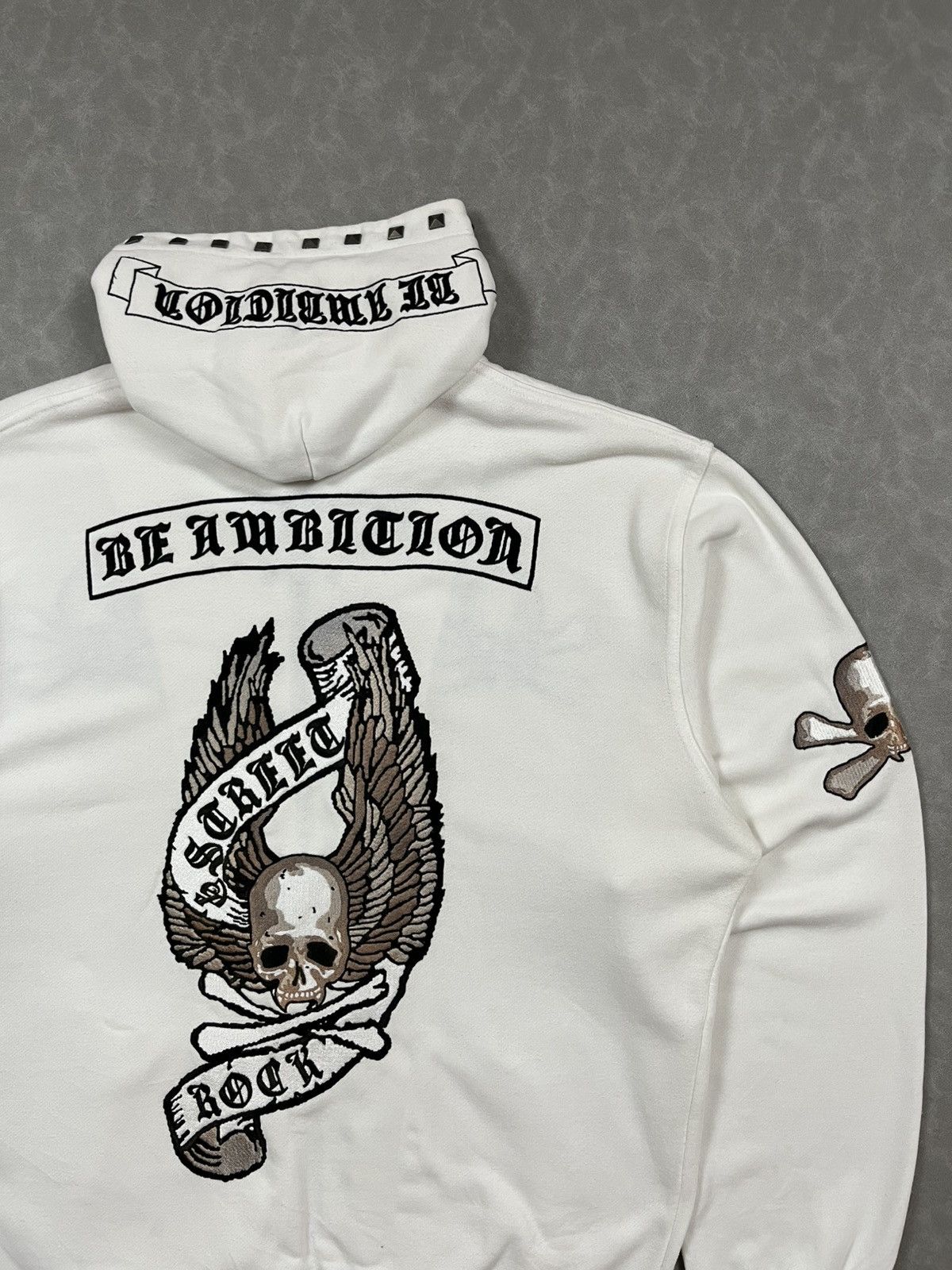Japanese Brand Beambition skull zip hoodie Size US L / EU 52-54 / 3 - 9 Thumbnail